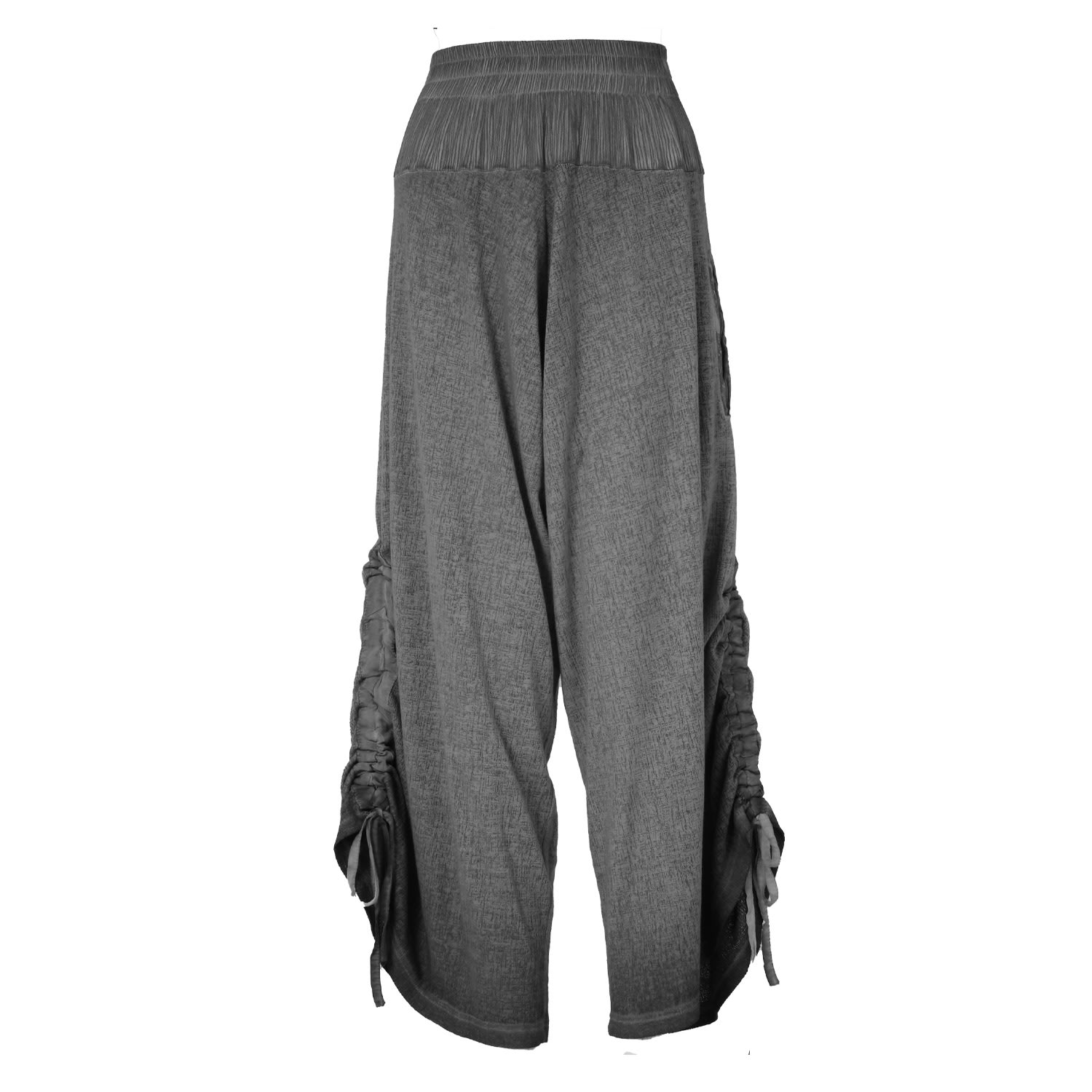 Grey / Black / Neutrals Duo Salvar Charcoal - Women Boho Harem Pants One Size Zhenabia