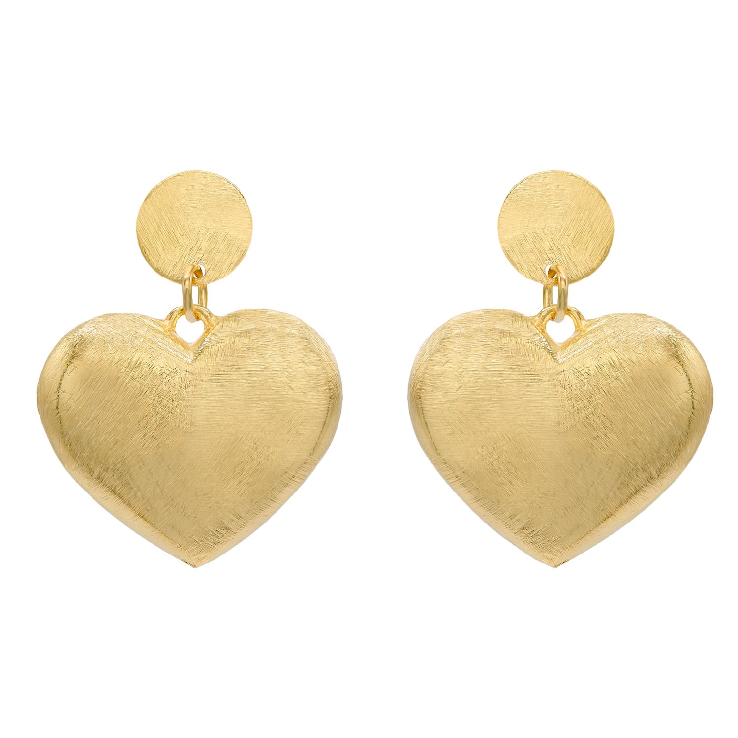 Women’s Gold Amour Heart Earrings Marcia Moran