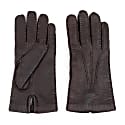 Dalgado Handmade Peccary Leather Gloves Brown Adriano