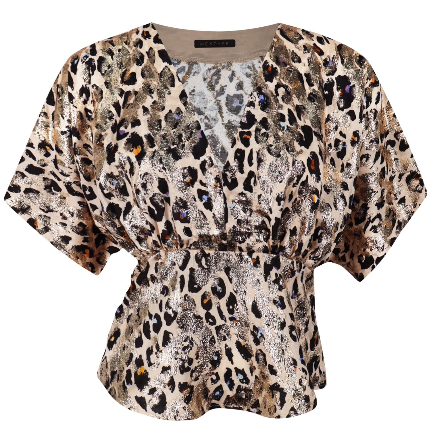 Me&thee Women's Long Shot Animal Print Top In Multi