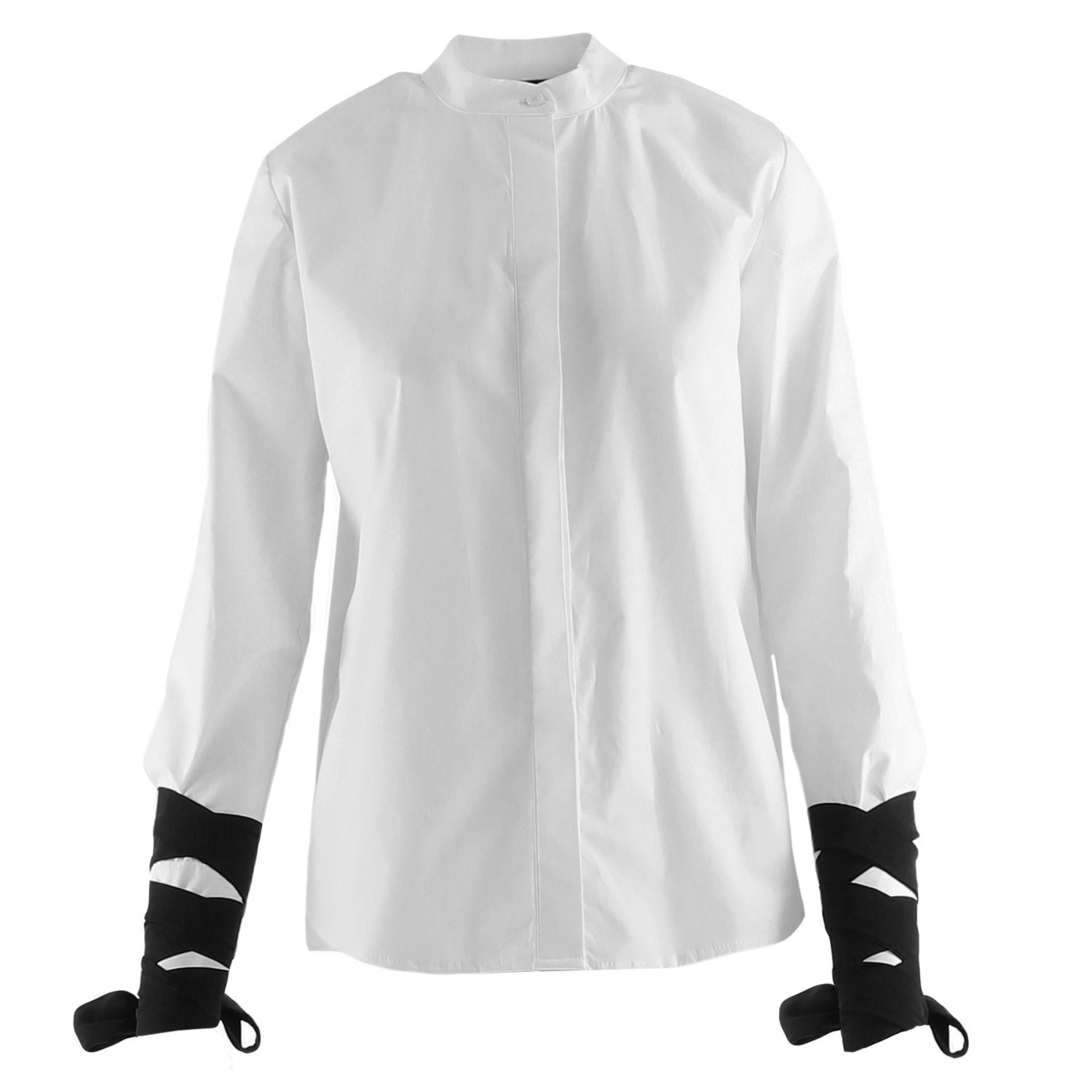 Framboise Women's Sunday White Cotton Shirt In White