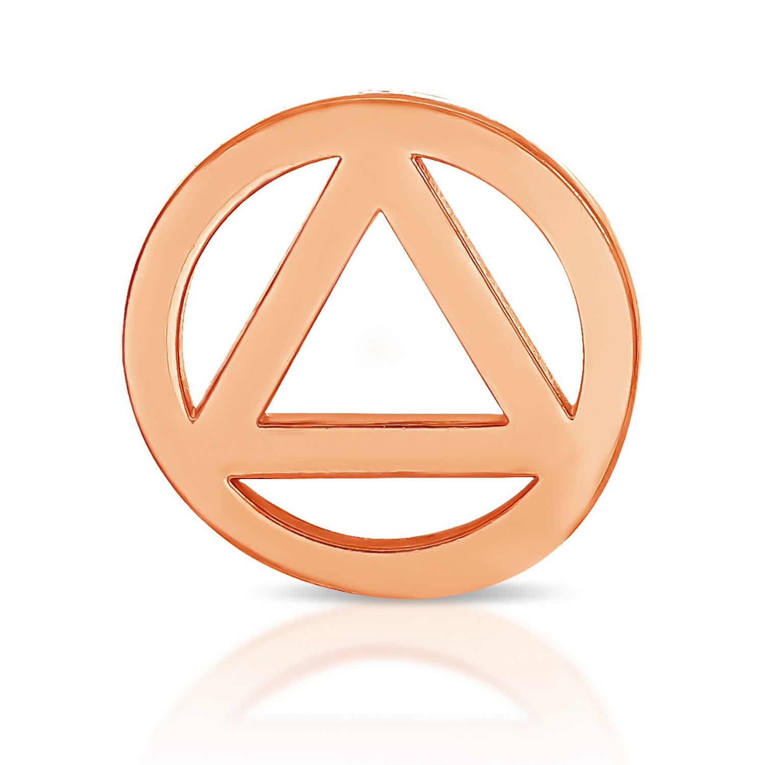 Maya Brenner Women's Charm Stud - 14k Rose Gold - Recovery In Gold
