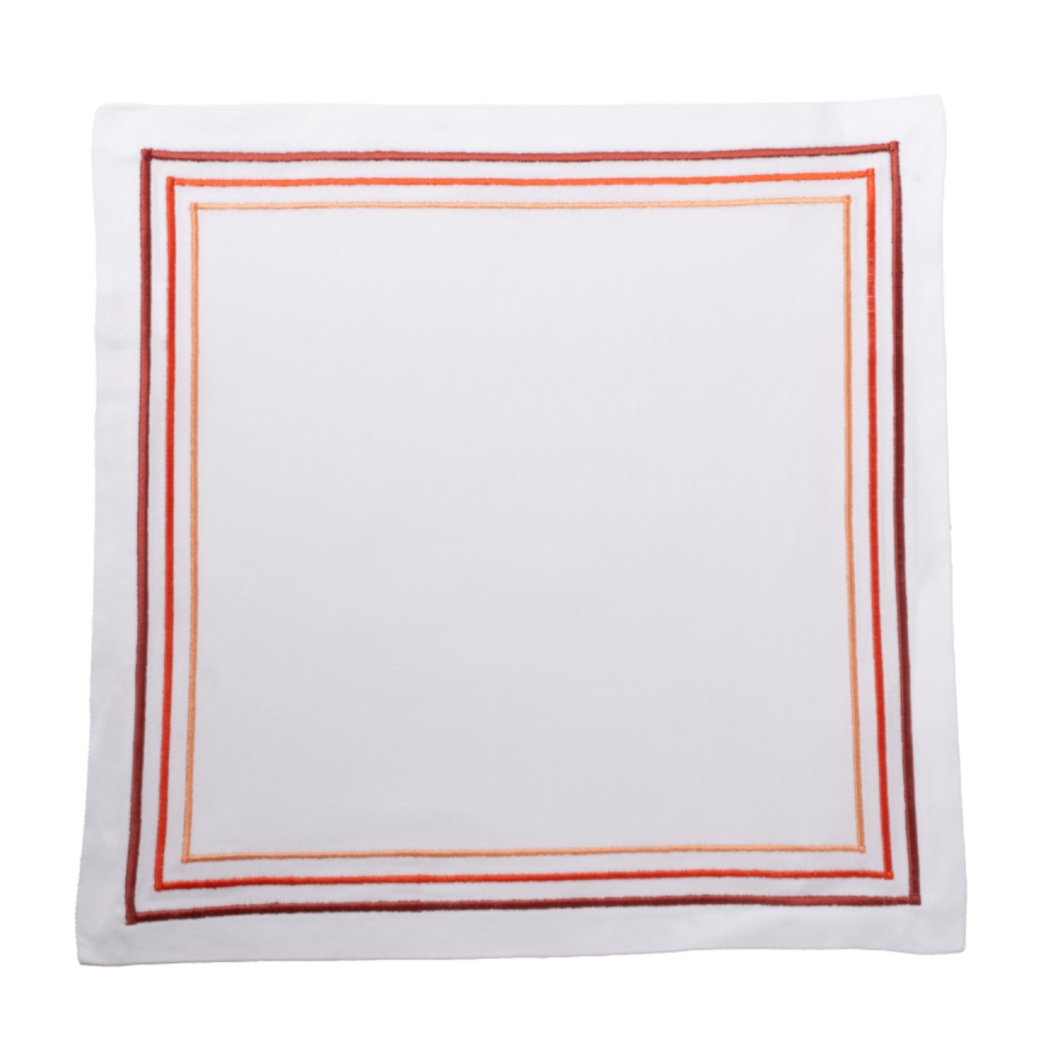 Km Home Collection White Sunset Cotton Napkins Set