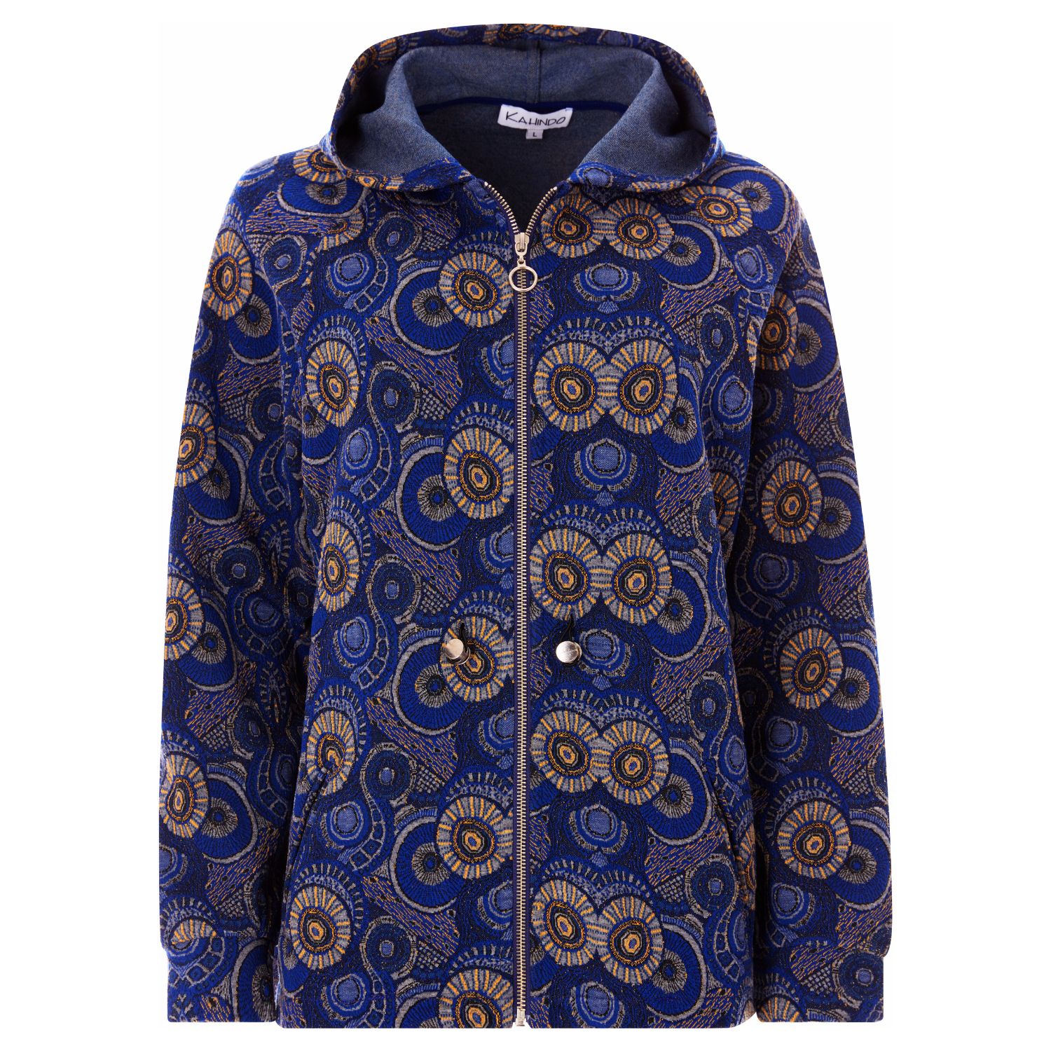Kahindo Dakar Hoodie In Blue