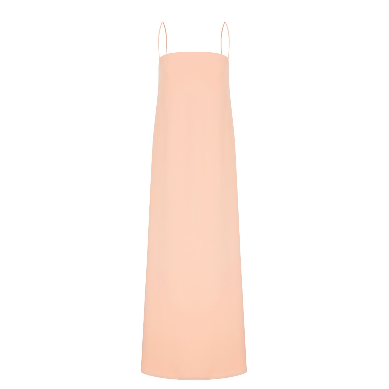 Women’s Rose Gold Aella Long Dress In Apricot Cream Small Nazli Ceren