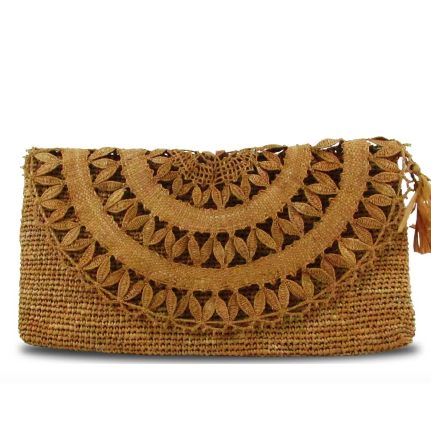 brown raffia