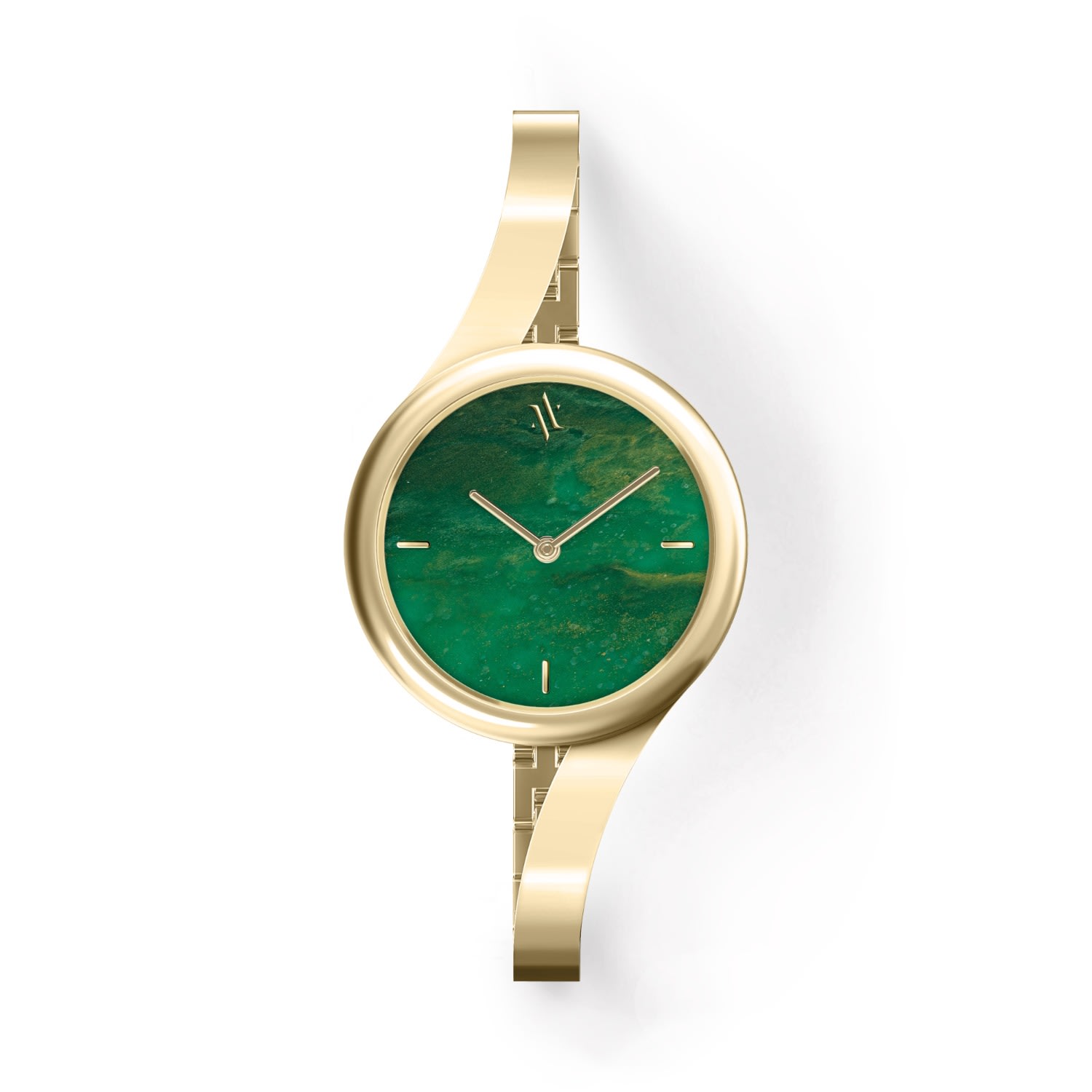 Vanna Women's Green Claire Jade Watch - Gold