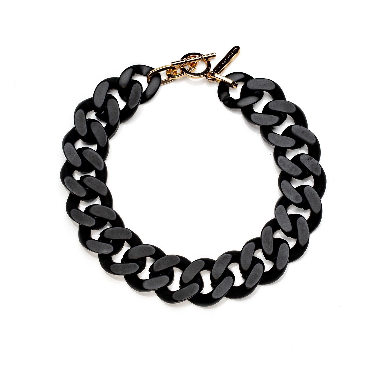 Women’s The Boss Chain Necklace - Black Bysarachristie