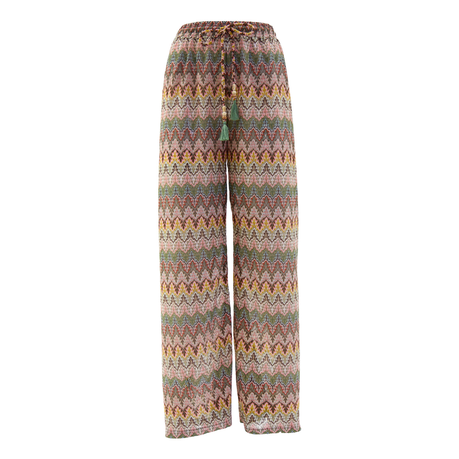 Aulala Paris Women's Neutrals Rose Blush Broderie Beach Pants In Pink