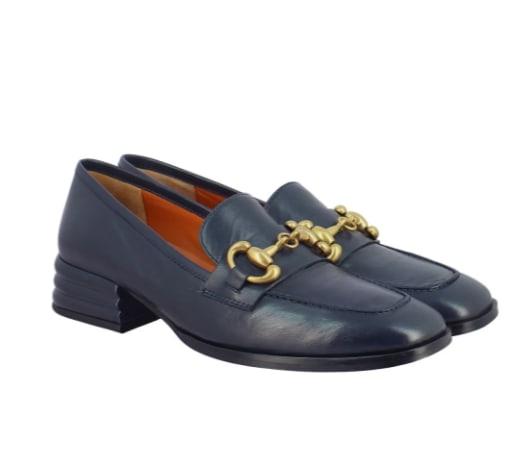 Shop Saint G Women's Blue Jacqueline Navy - Flat Loafers