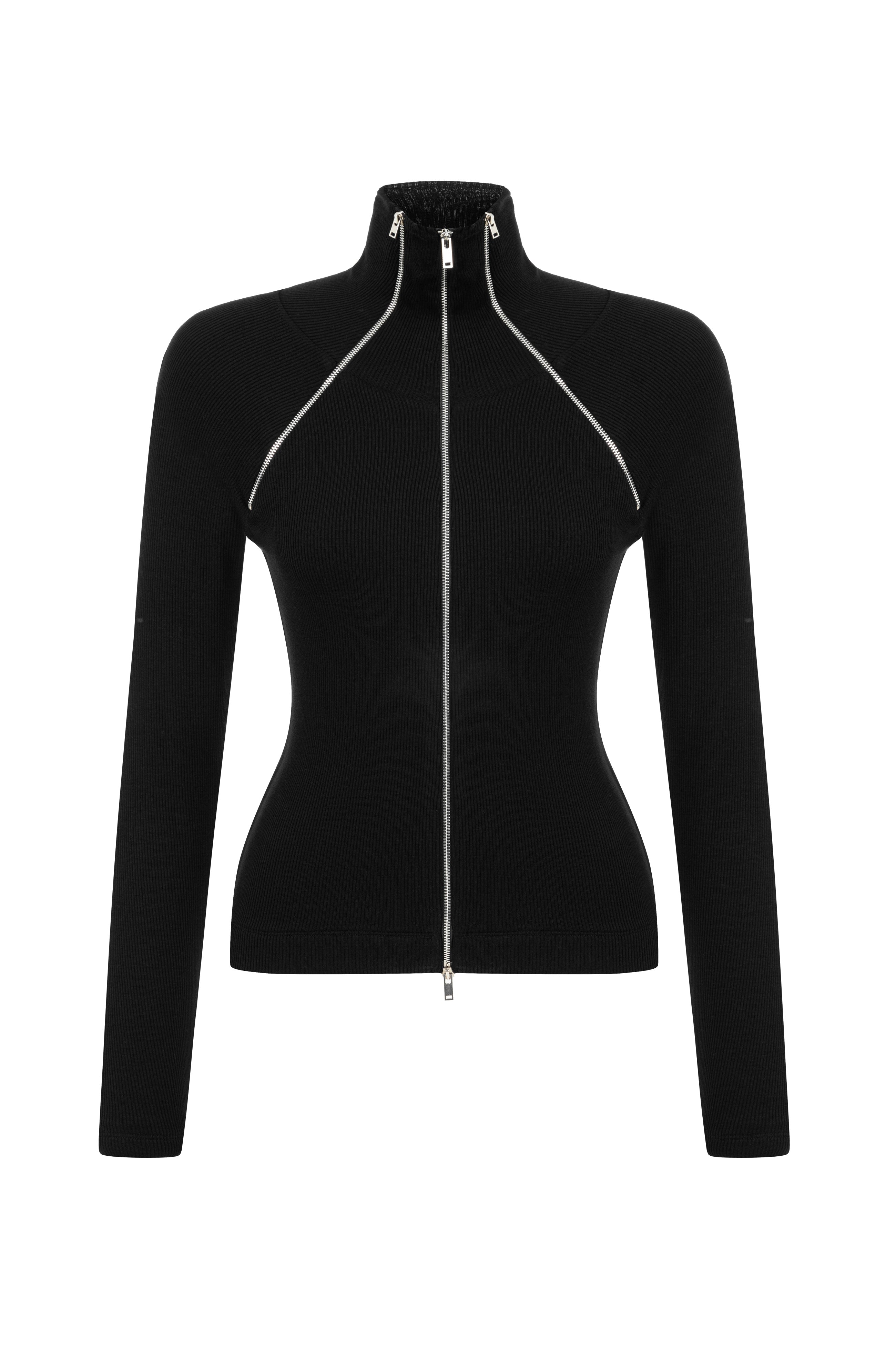 Khéla The Label Women's Transient Ribbed Top In Black In Black