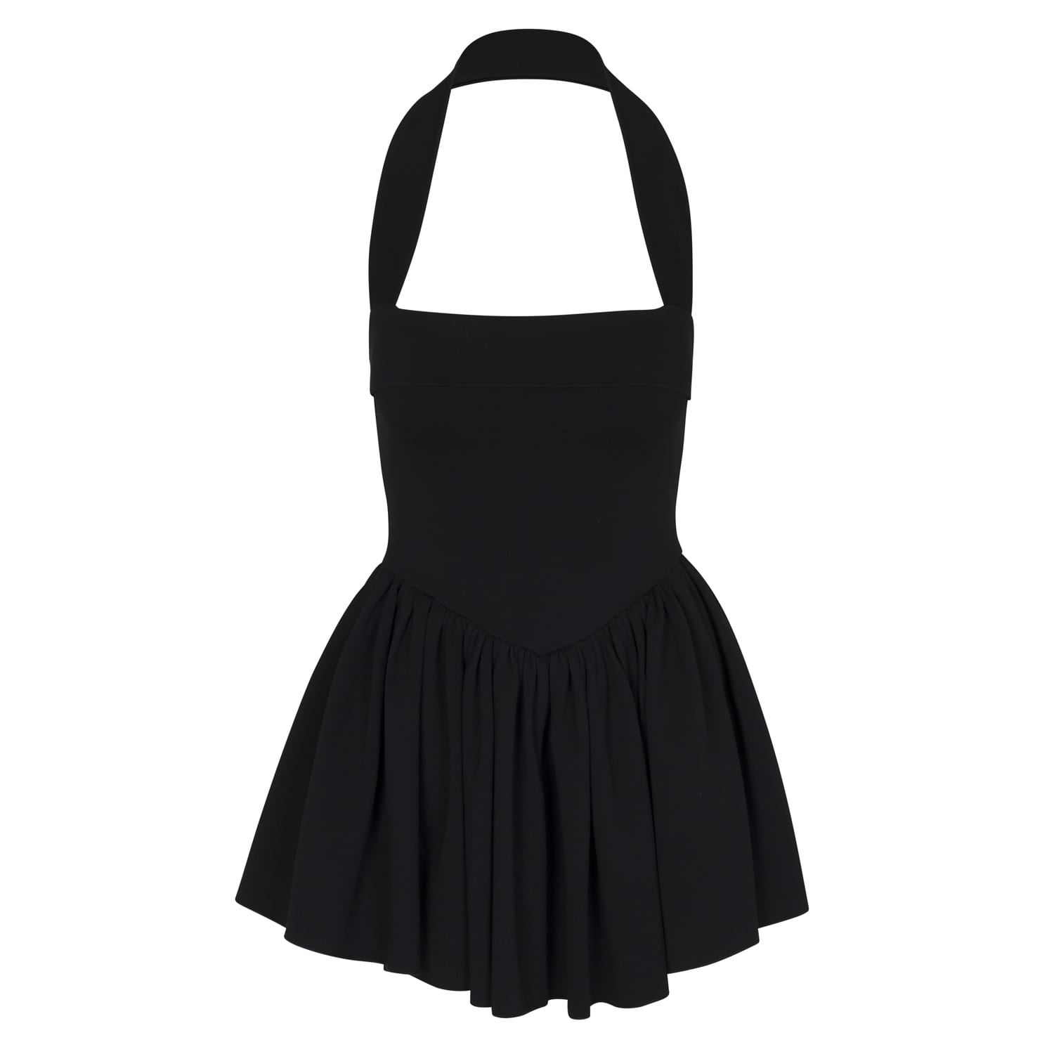 Megan Short Dress - Black | Delfi Collective