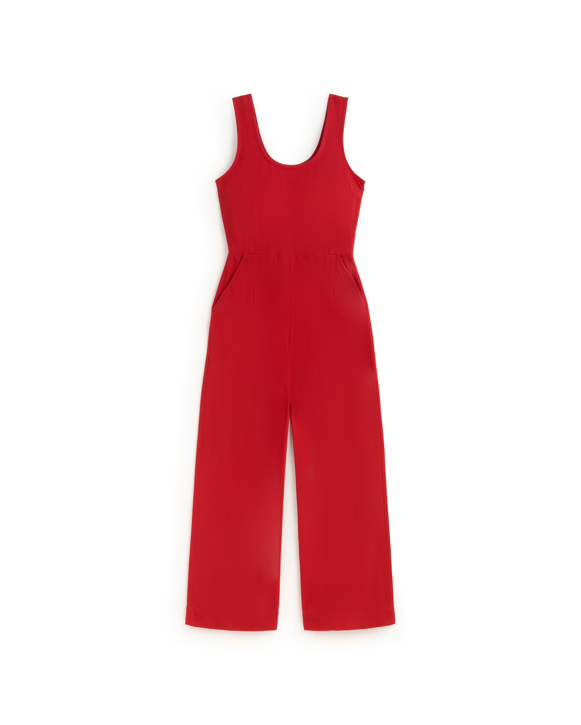 Thinking Mu Women's Raflesia Red Jumpsuit