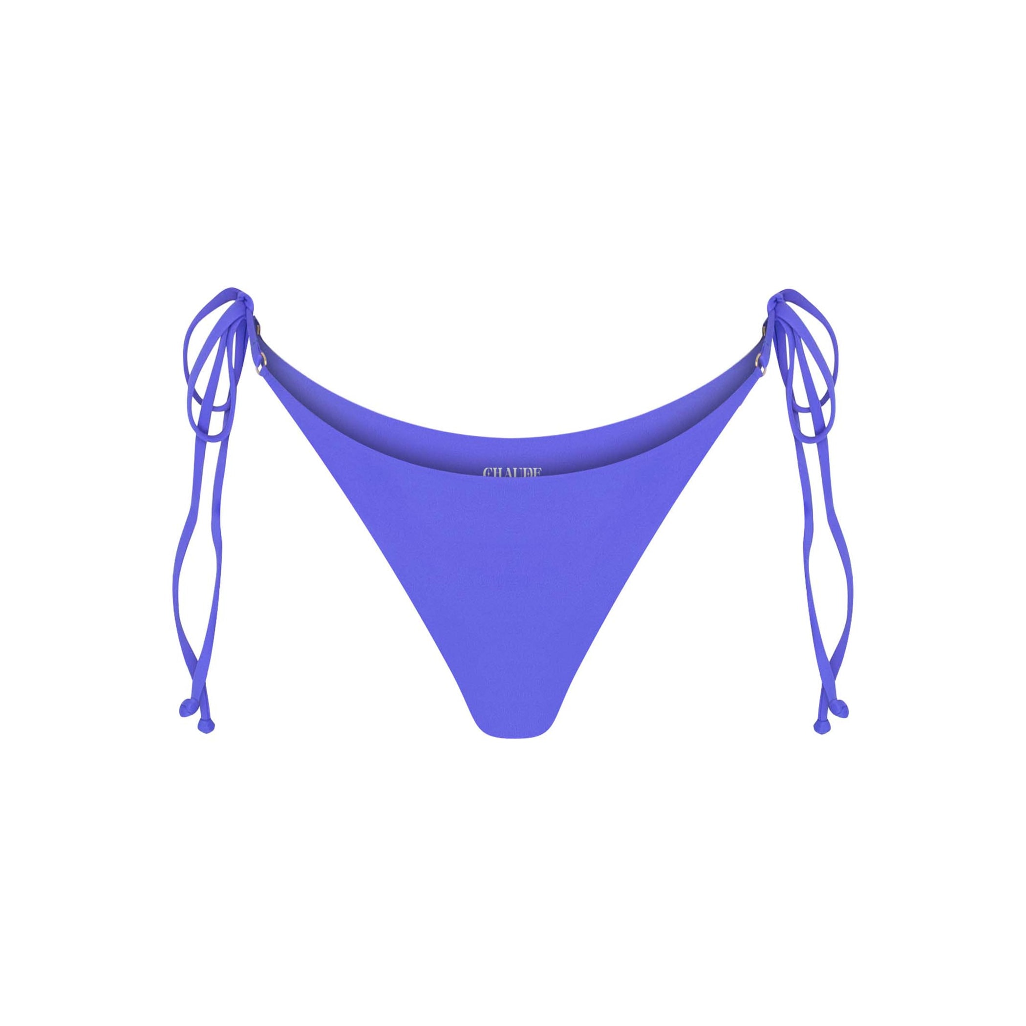 Chaude Swimwear Women's Purple Toni Triangle String Bottom - Lilac In Purple