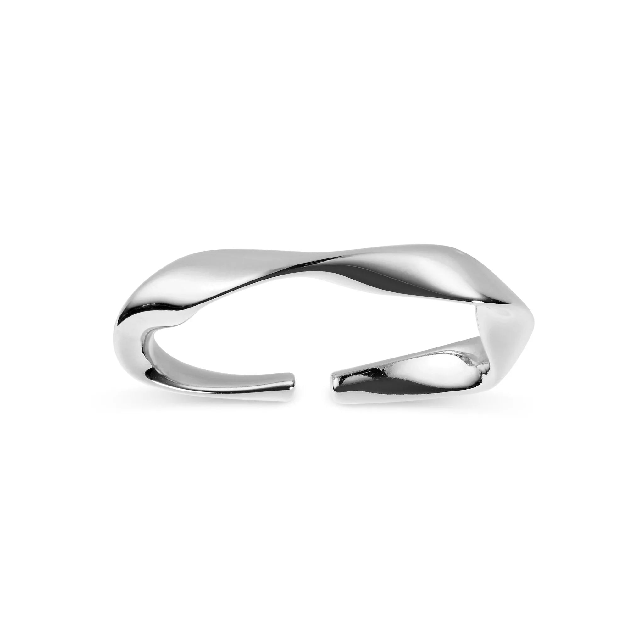 Women’s Sterling Silver Stacking Band Ring Elk & Bloom - Everyday Fine Jewellery