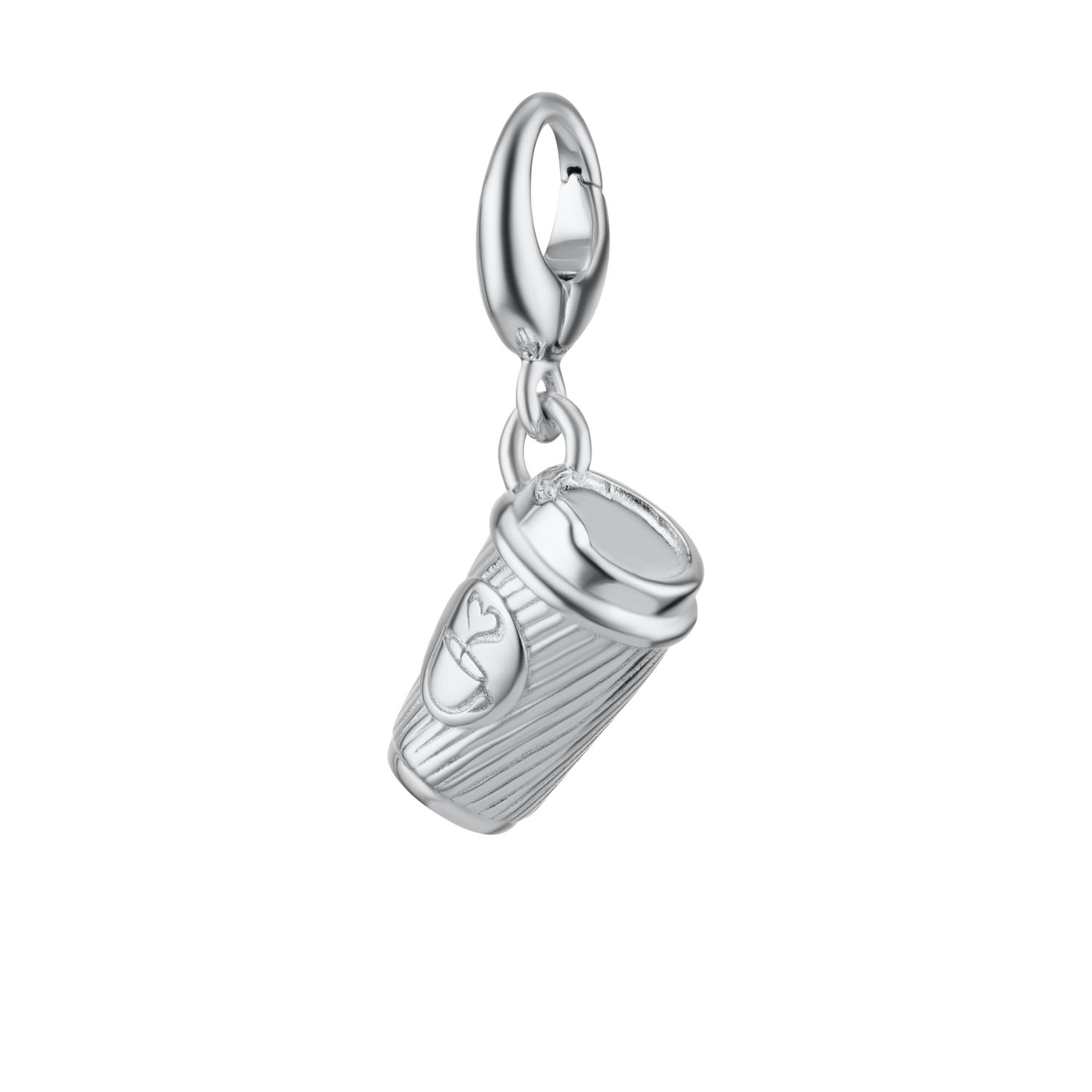 Lily Charmed Women's Sterling Silver Takeaway Coffee Cup Charm