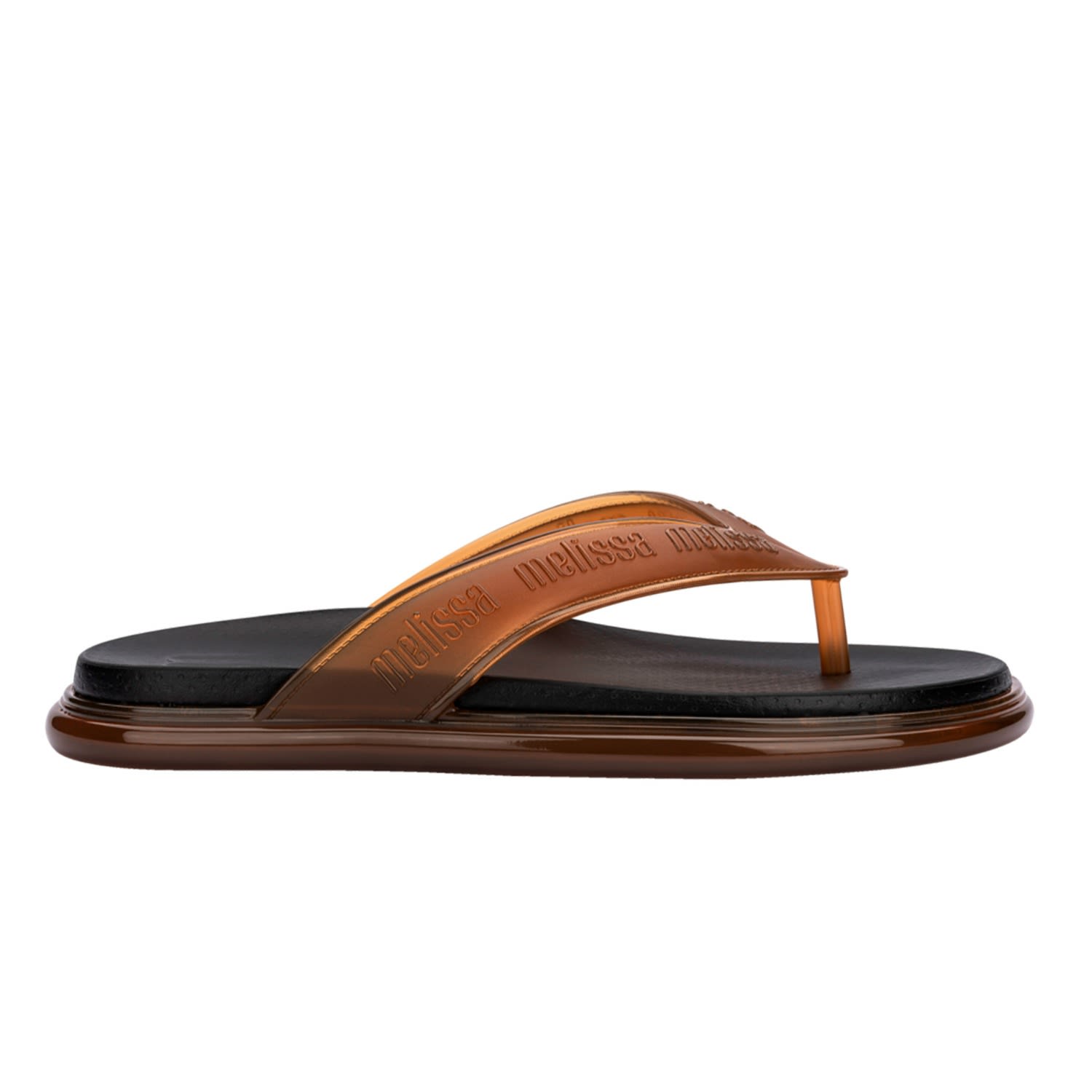 Melissa Women's M Lover Plus Flip Flop - Brown