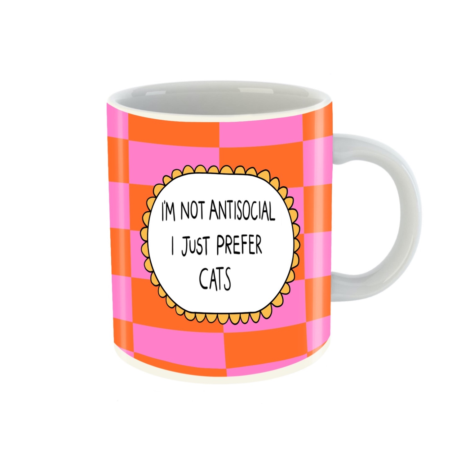 The Paper Tail Prefer Cats - Ceramic Mug