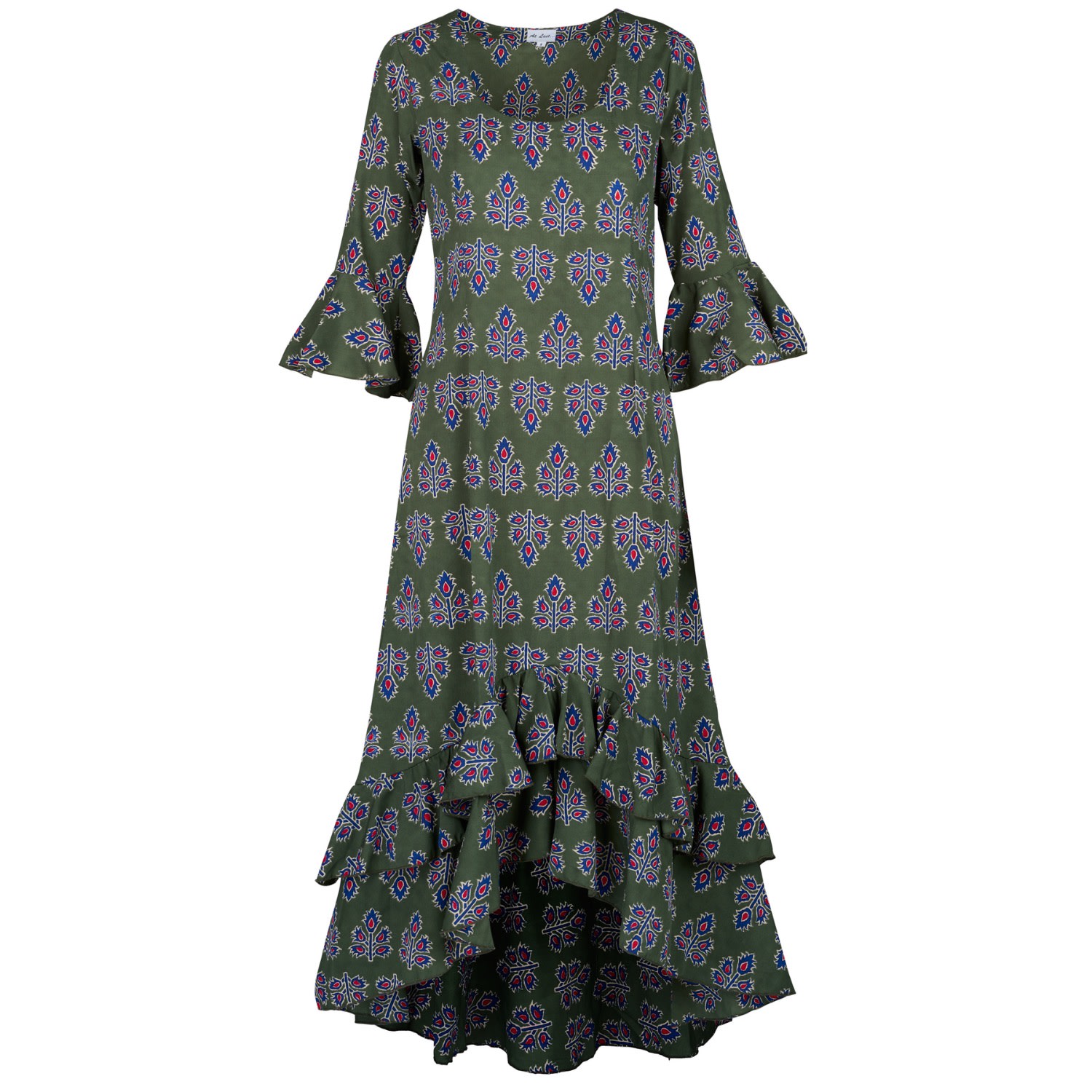 Women’s Victoria Midi Dress In Olive Green Thistle XXXL At Last...