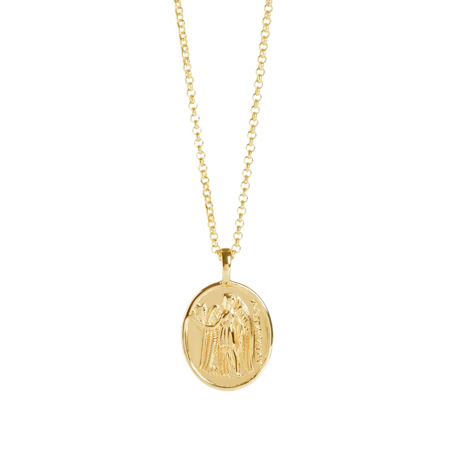 Muru Women's Gold Athena Coin Necklace In Gold