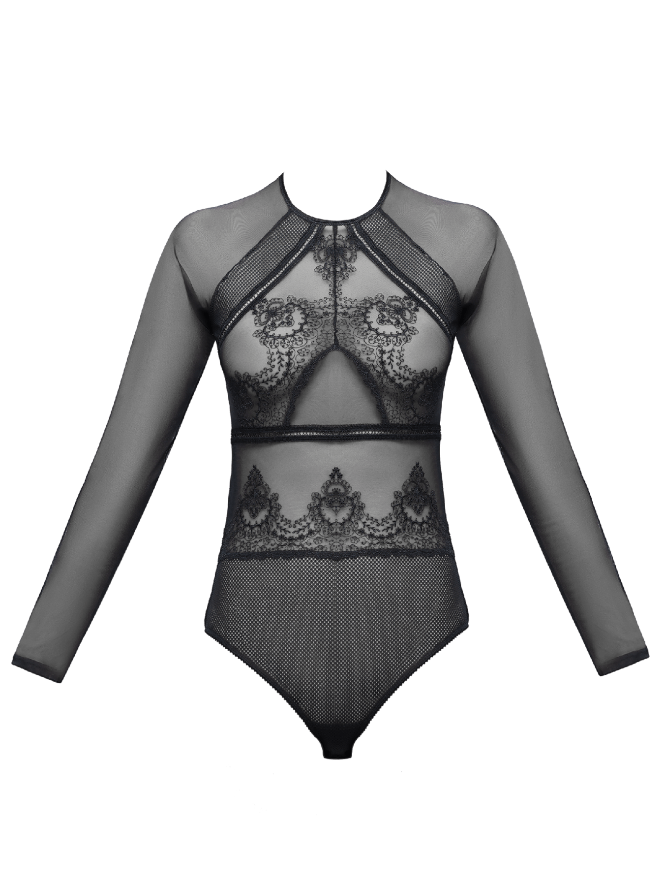 Bonbon Lingerie Women's Black Mara Bodysuit In Black