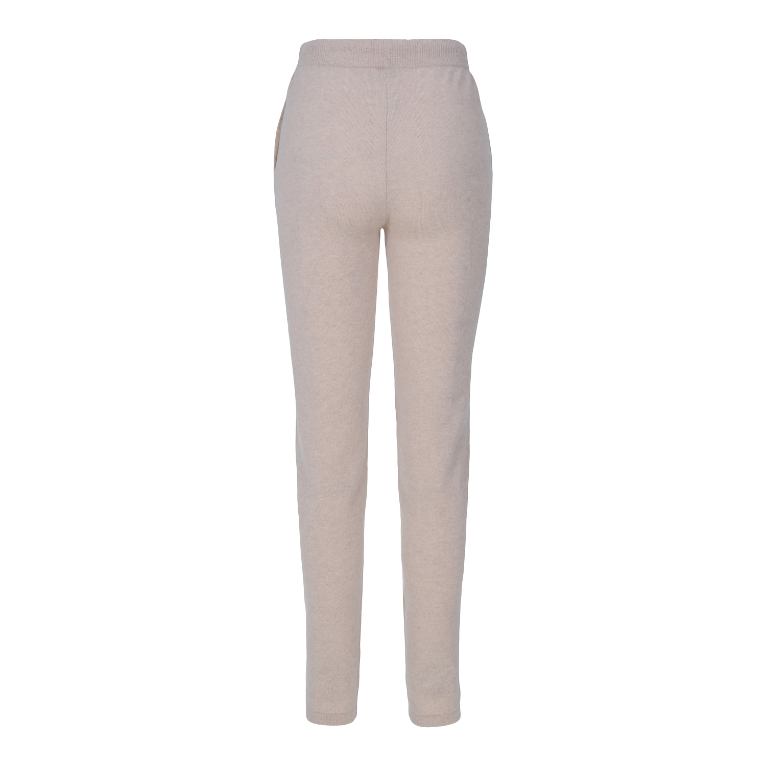 Tirillm Women's Brown Alma Cashmere Jogging Pant, Beige Melange