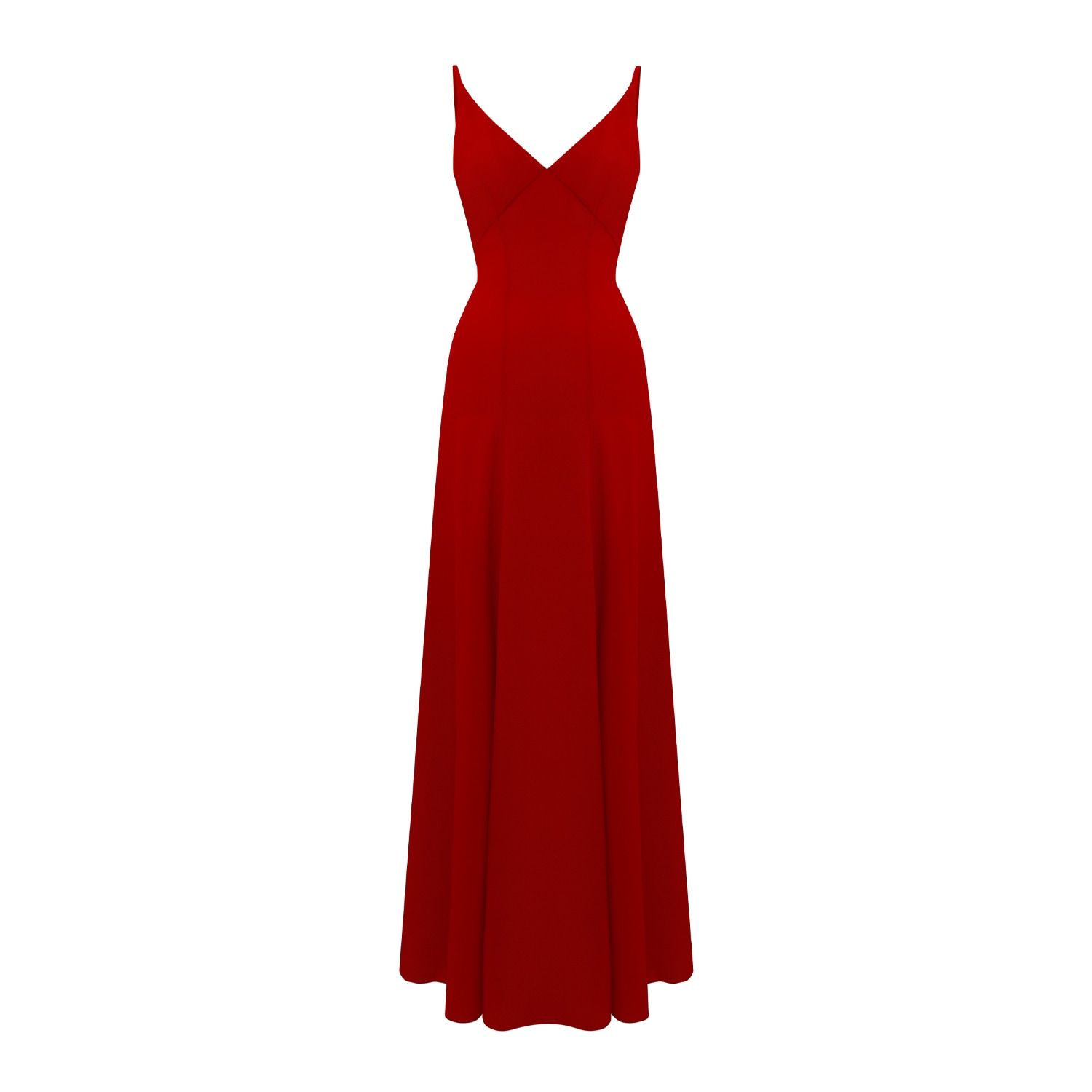 Women’s Red Peaches Maxi Dress In Crimson Small Lily Phellera