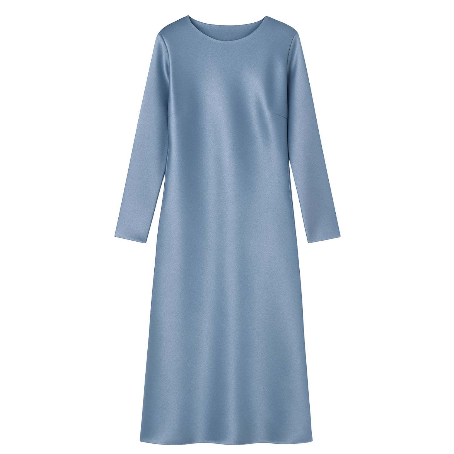 Mykaftan Women's Long Sleeve Dress In Sky Blue