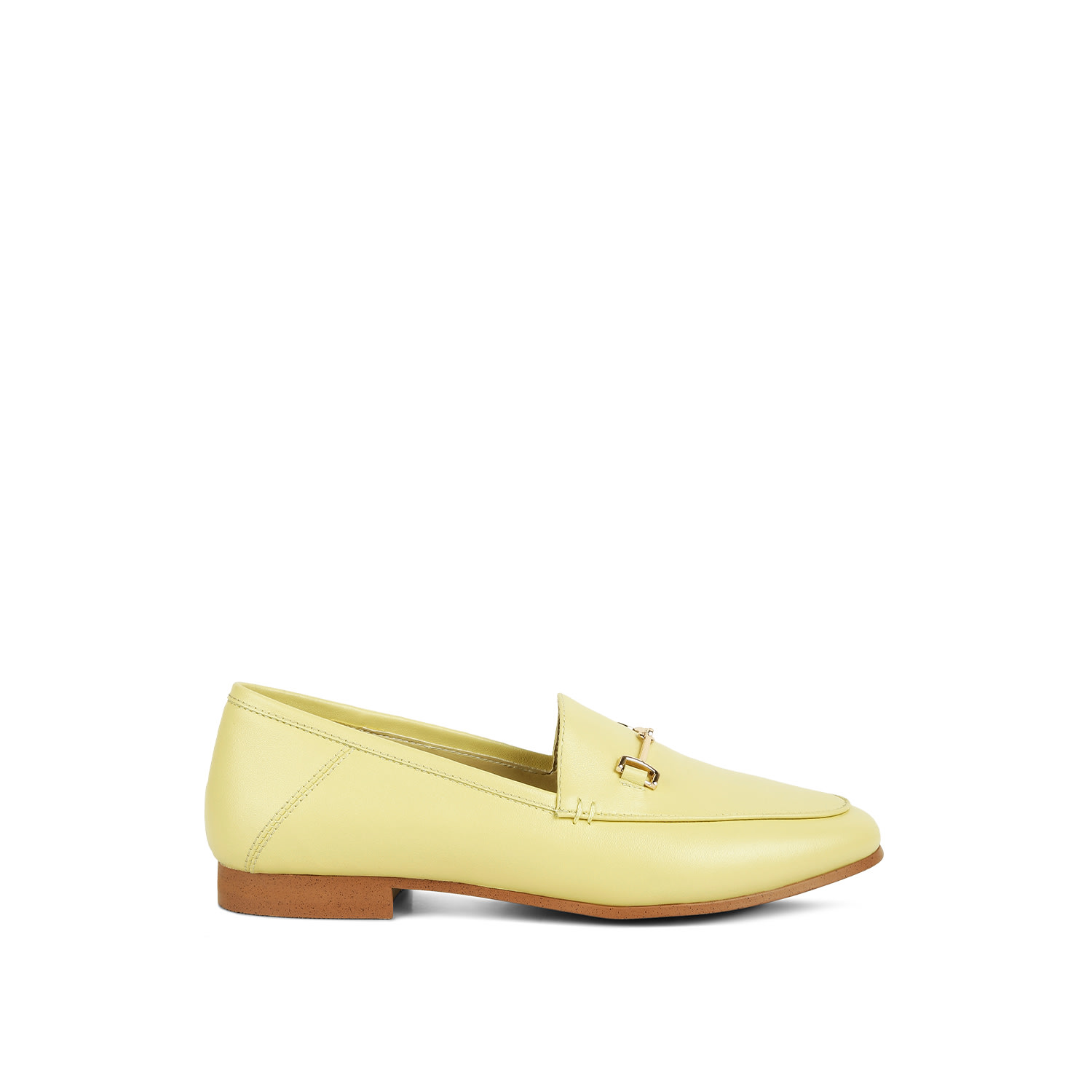 Rag & Co Women's Dareth Horsebit Flat Heel Loafers In Yellow By  In Yellow