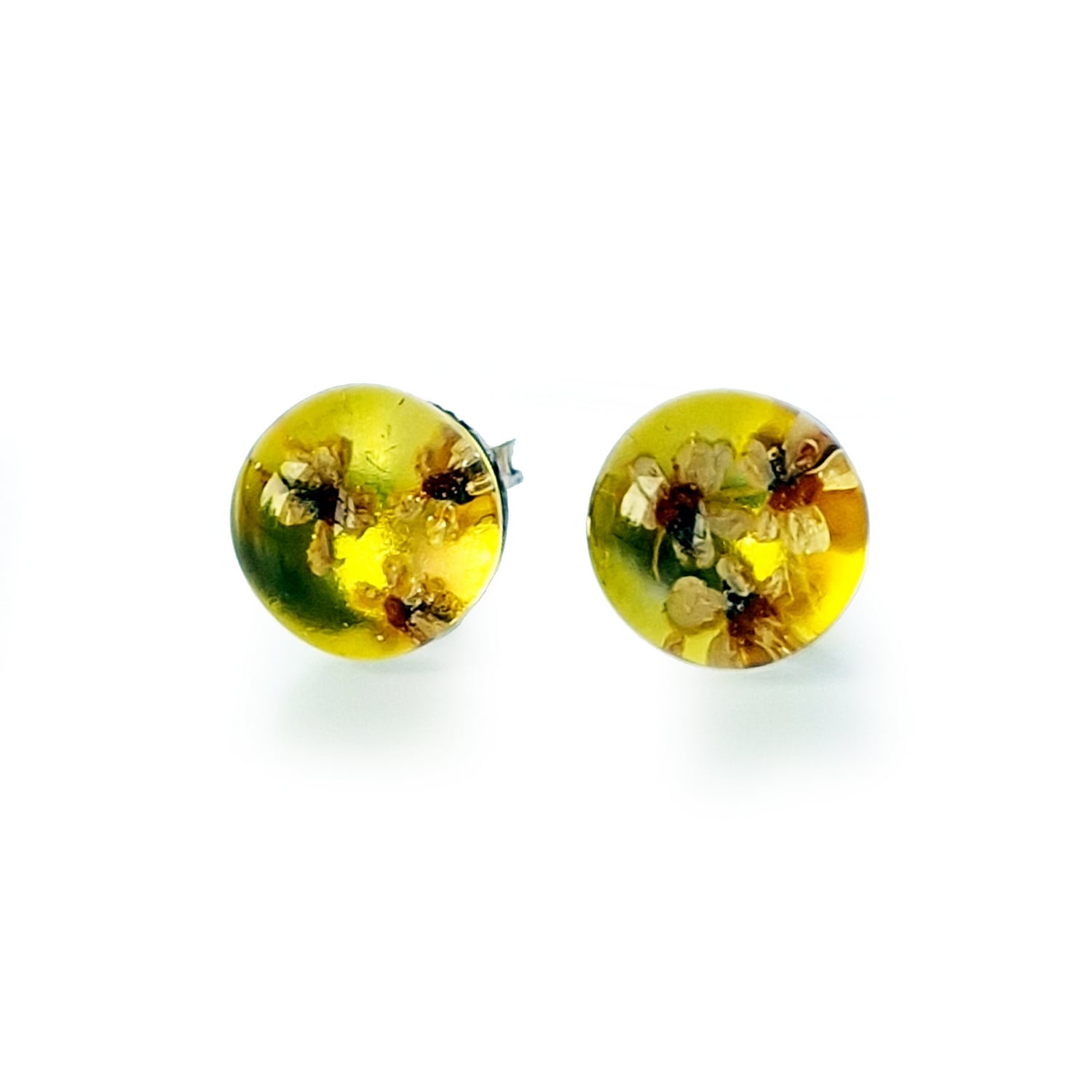 Laura Daili Women's Yellow / Silver A Wild Sunny Summer Meadow Earrings