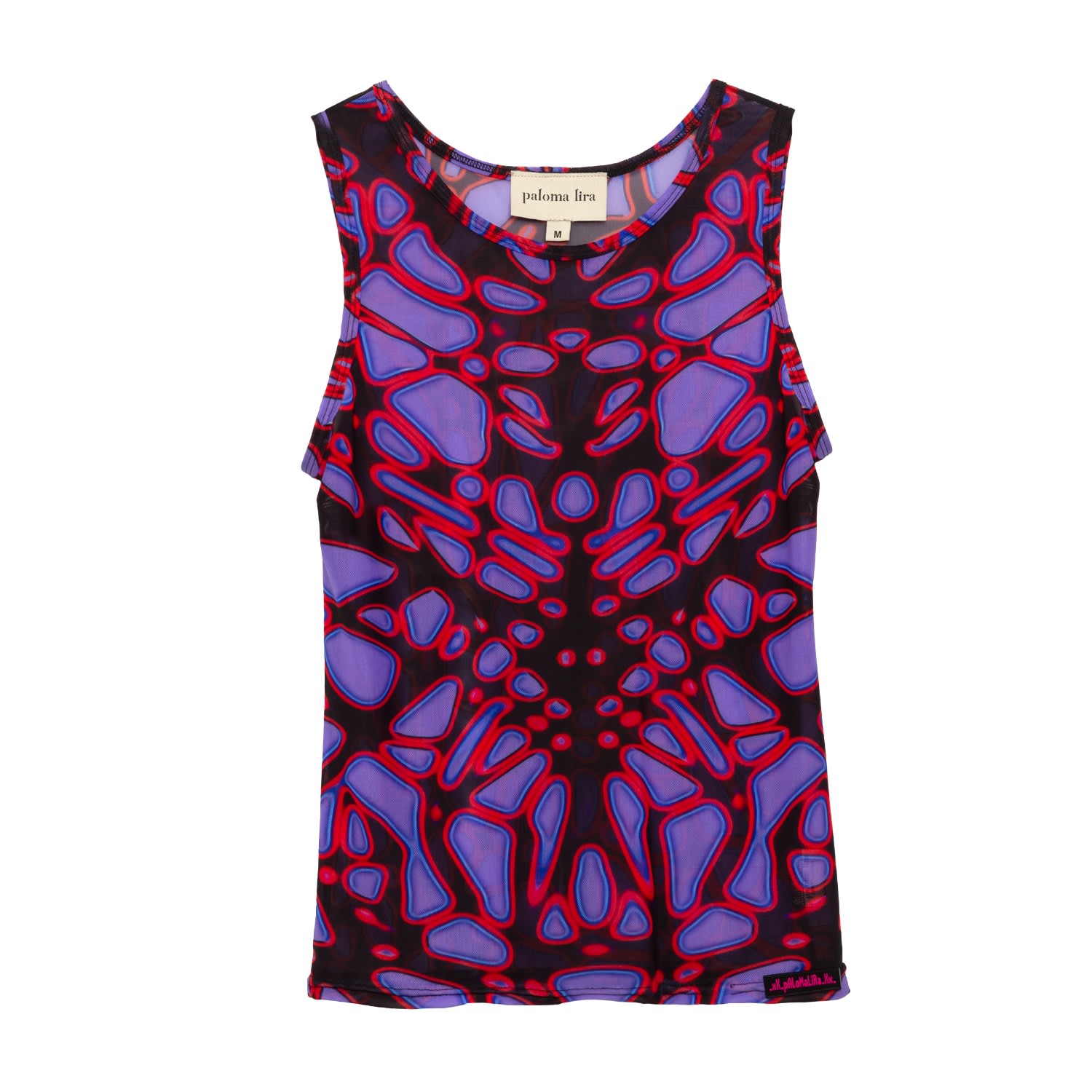 Women’s Pink / Purple Red Web Armor Tank Top Extra Large Paloma Lira