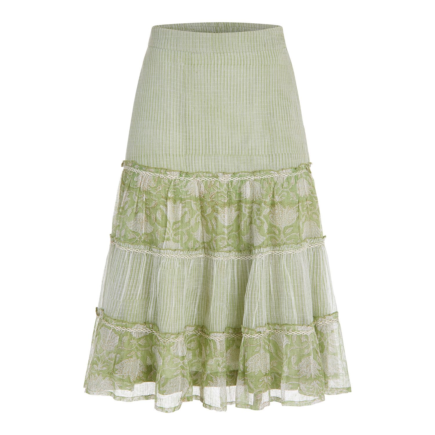 Liminal Women's Lizzy Skirt - Green In Green