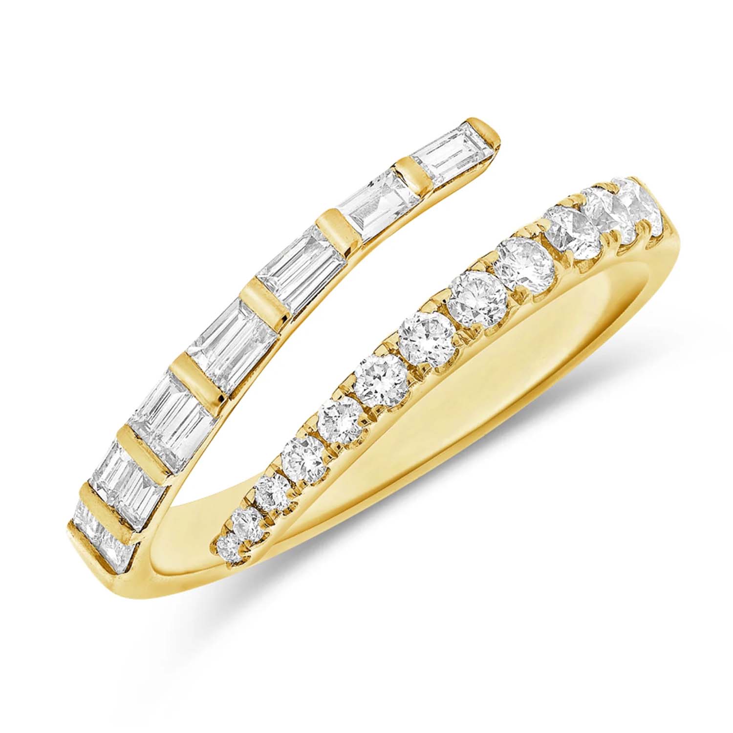 Women’s Gold Luxe Open Diamond Wrap Ring 770 Fine Jewelry