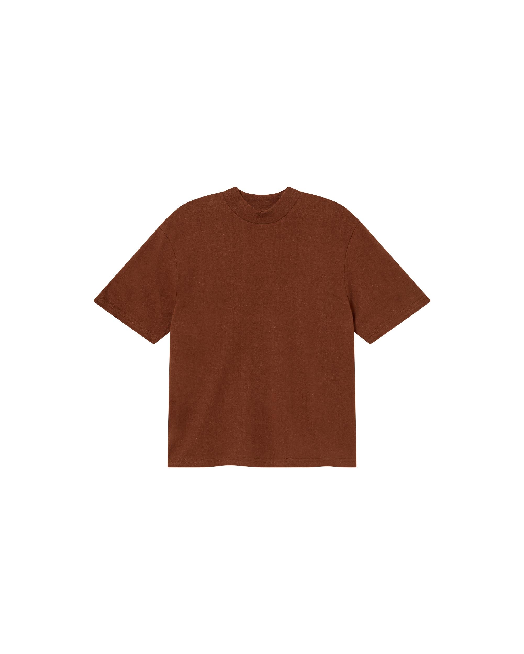 Women’s Brown Hemp Thick Aidin T-Shirt Small Thinking Mu