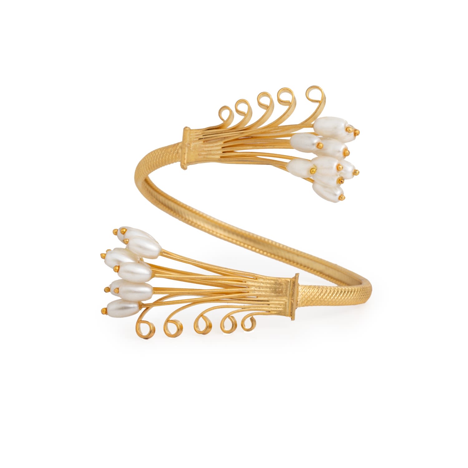 Meraki By Rashmi Bajaj Women's Gold Blume De Perla Bracelet