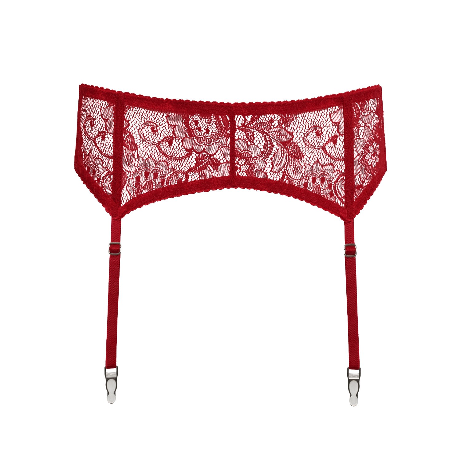 Darily Underwear Women's Garter Belt Flame Red