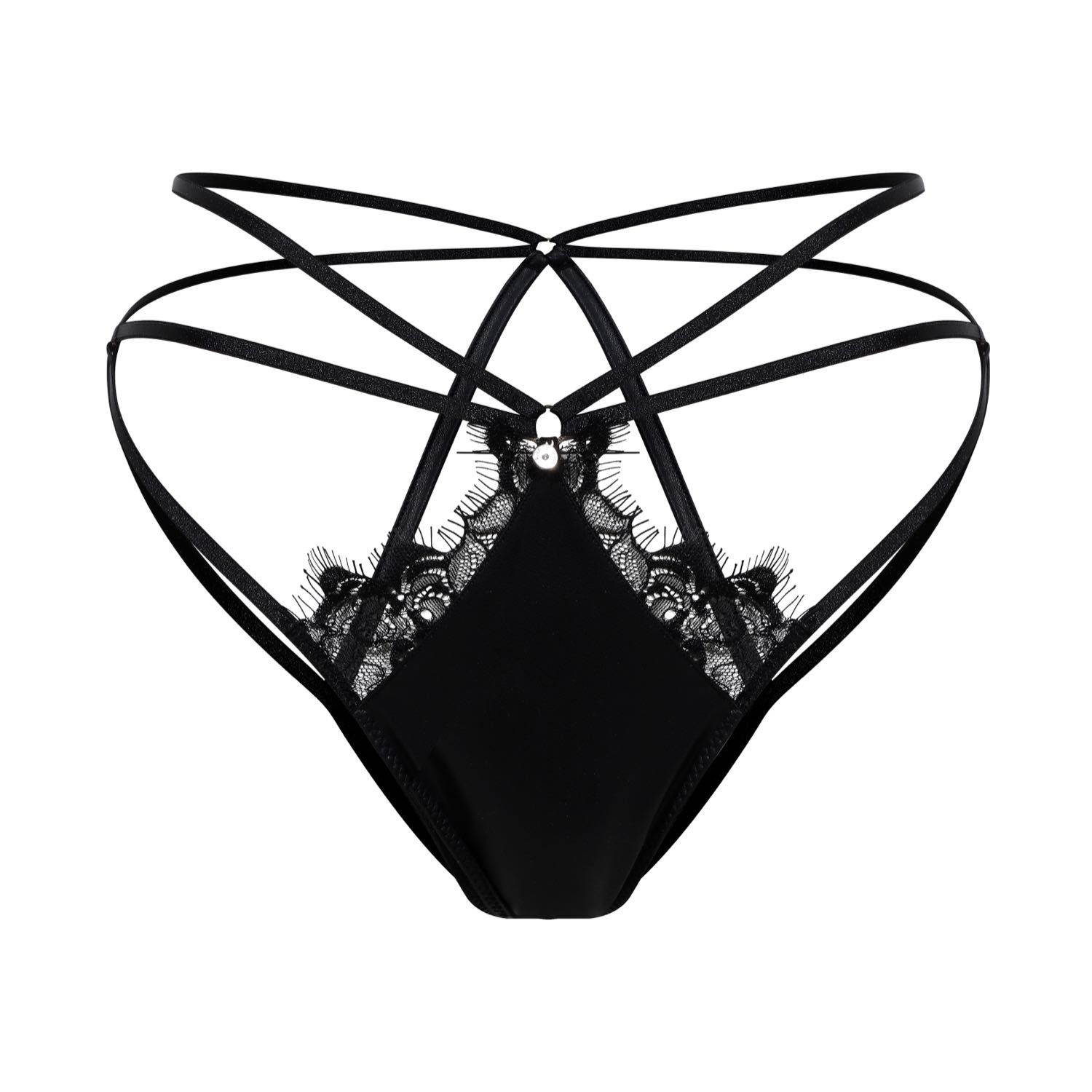 House Of Silk Women's Flamme Ouvert Panty Black In Black