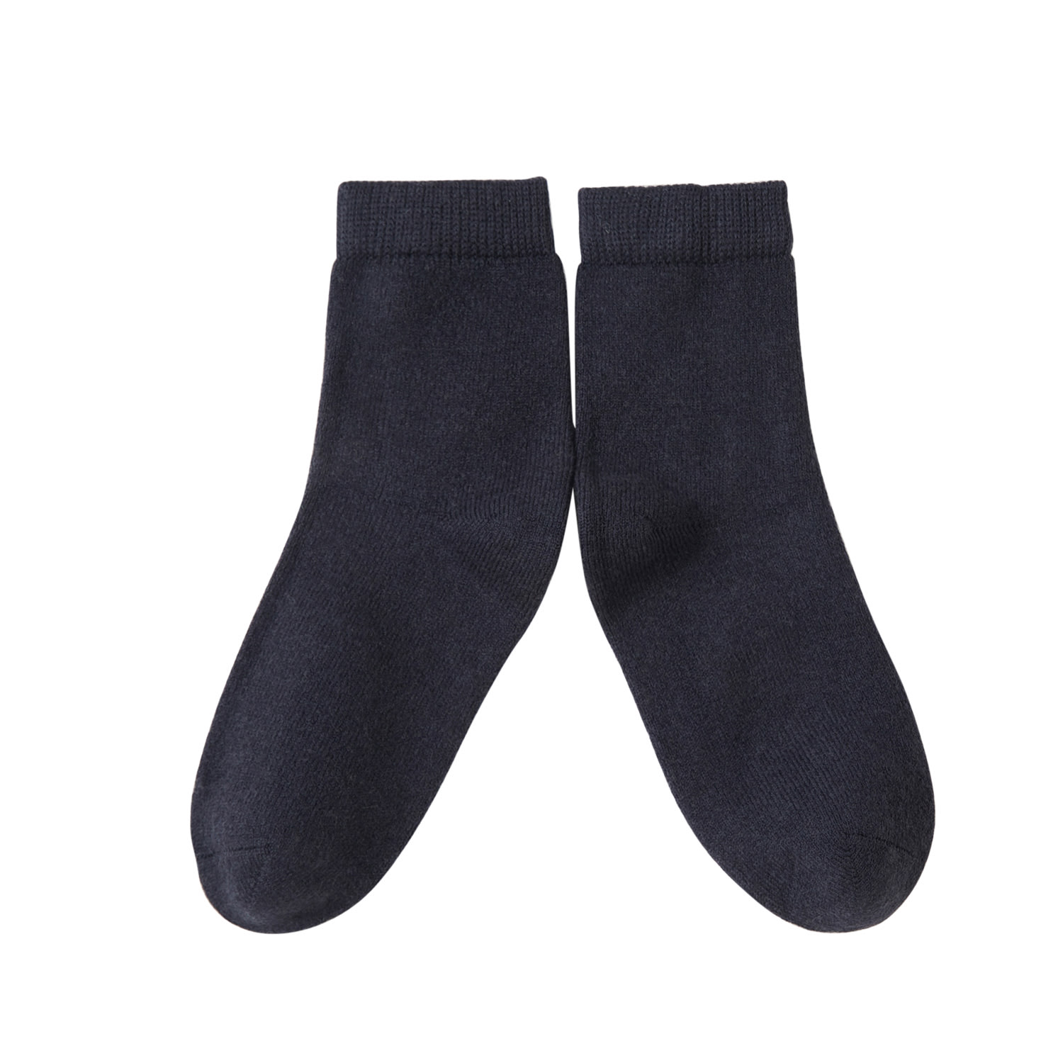 Women's Wool Quarter-Length Socks Set Of Two - Meditating Lamb Collection In Ice Lake Blue | Medium | Soft Strokes Silk