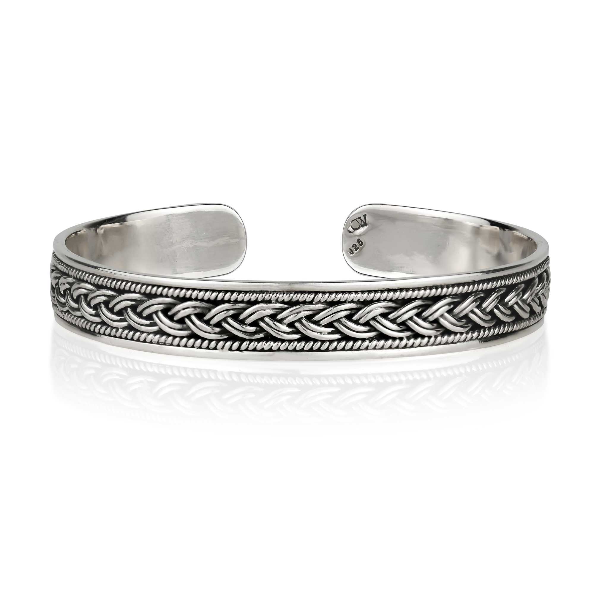 Charlotte's Web Jewellery Celtic Loyalty Men's Silver Bracelet