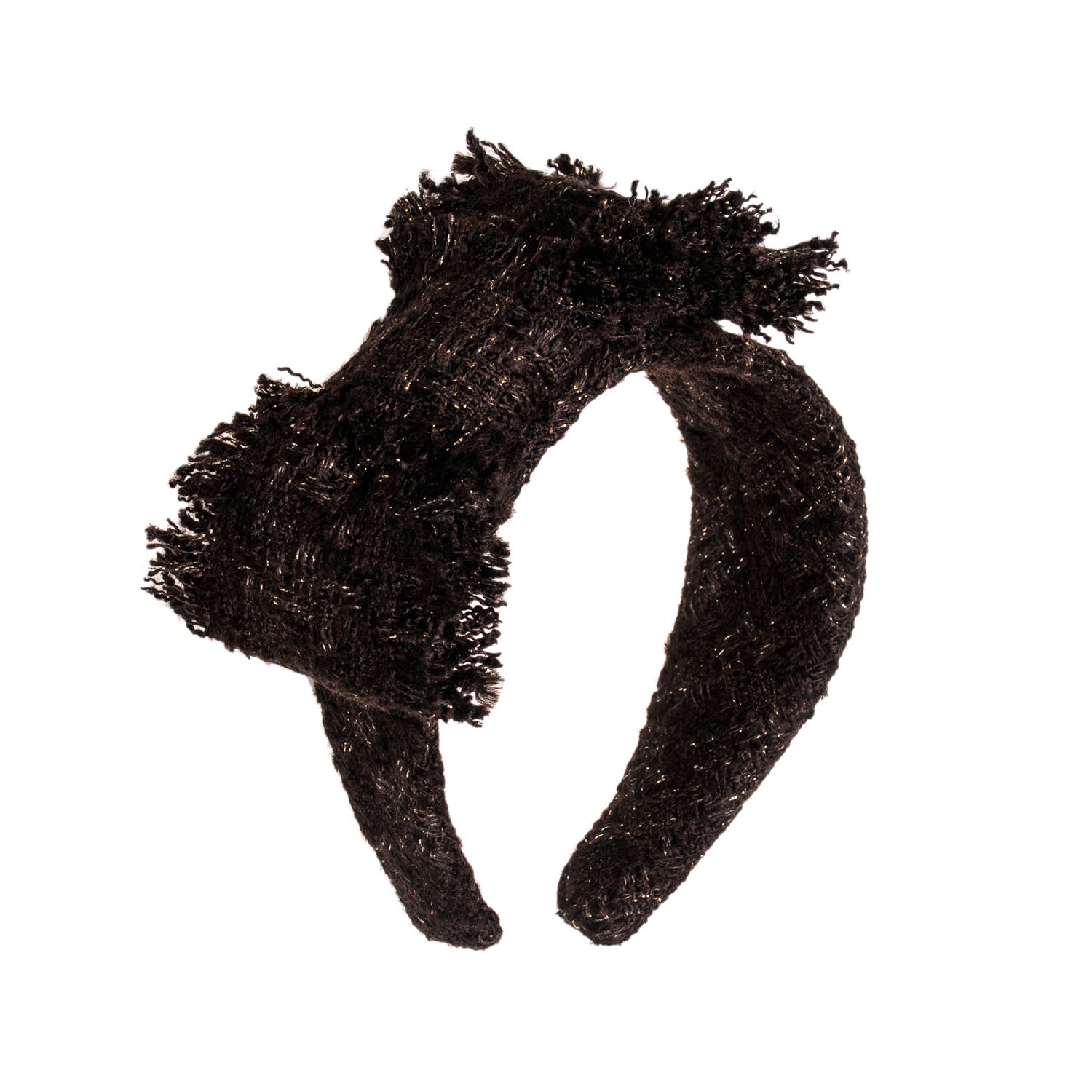Sibi Hats Women's Kim - Brown Fine Tweed Bow Headband In Brown