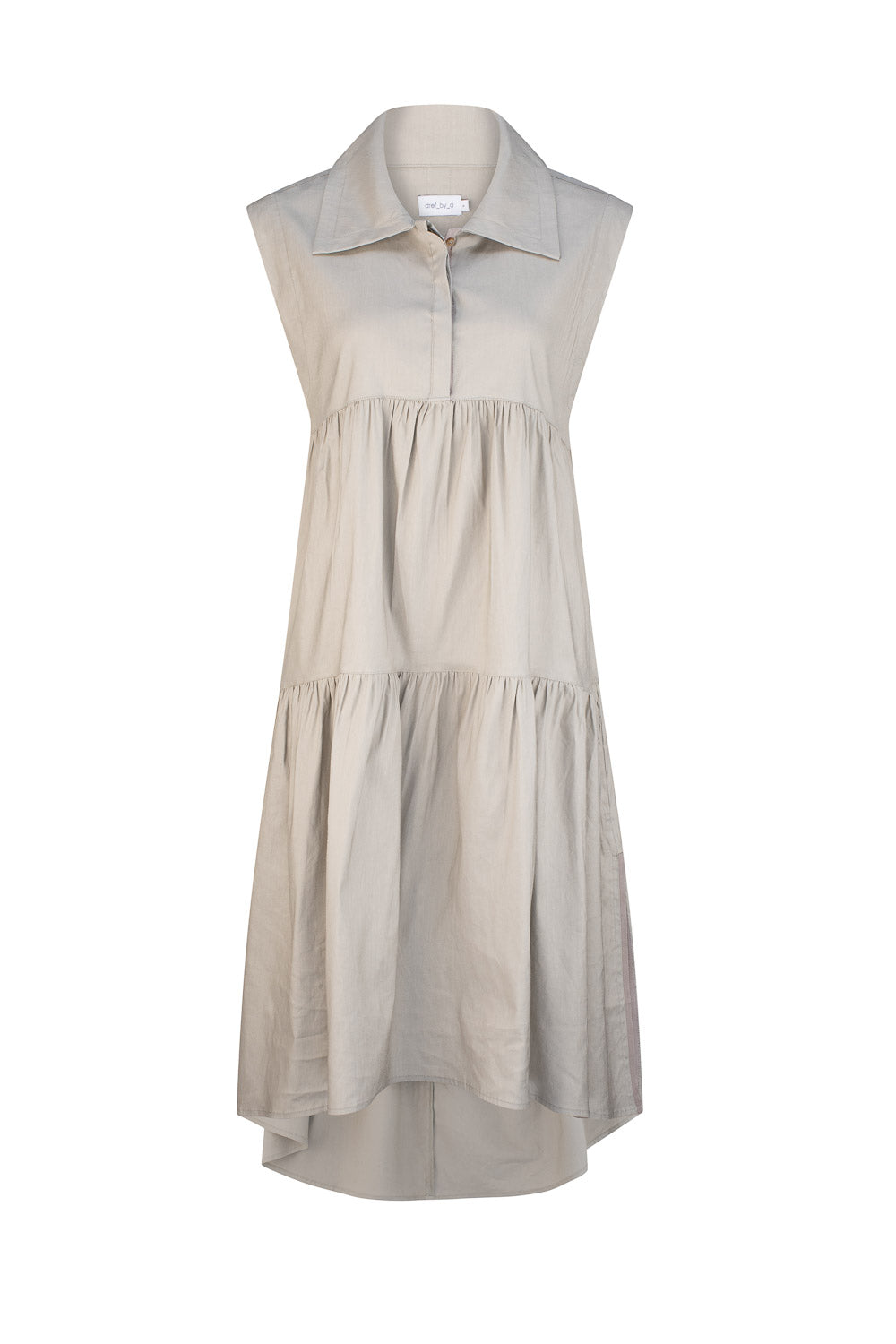 Dref By D Women's Neutrals Campari A-line Linen Dress - Latte