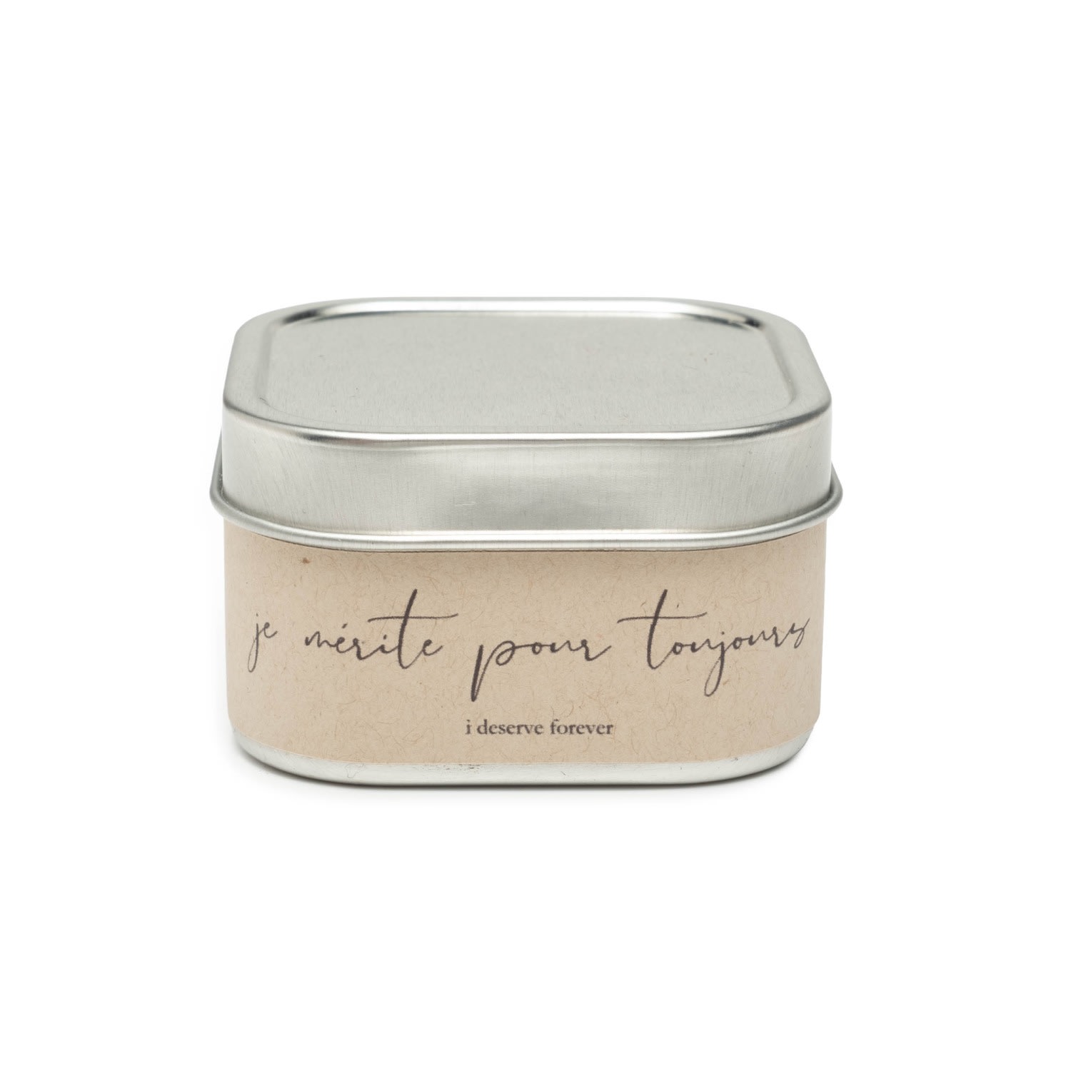 Je Mérite (i Deserve) White I Deserve Forever - Lychee & Rose Wax Melt In Neutral