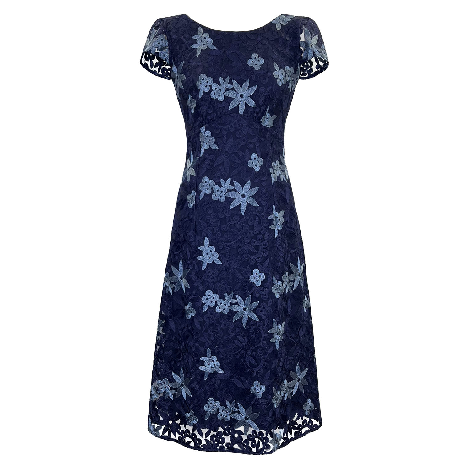 Alie Street London Women's Charlotte Lace Dress In Midnight Blue In Blue
