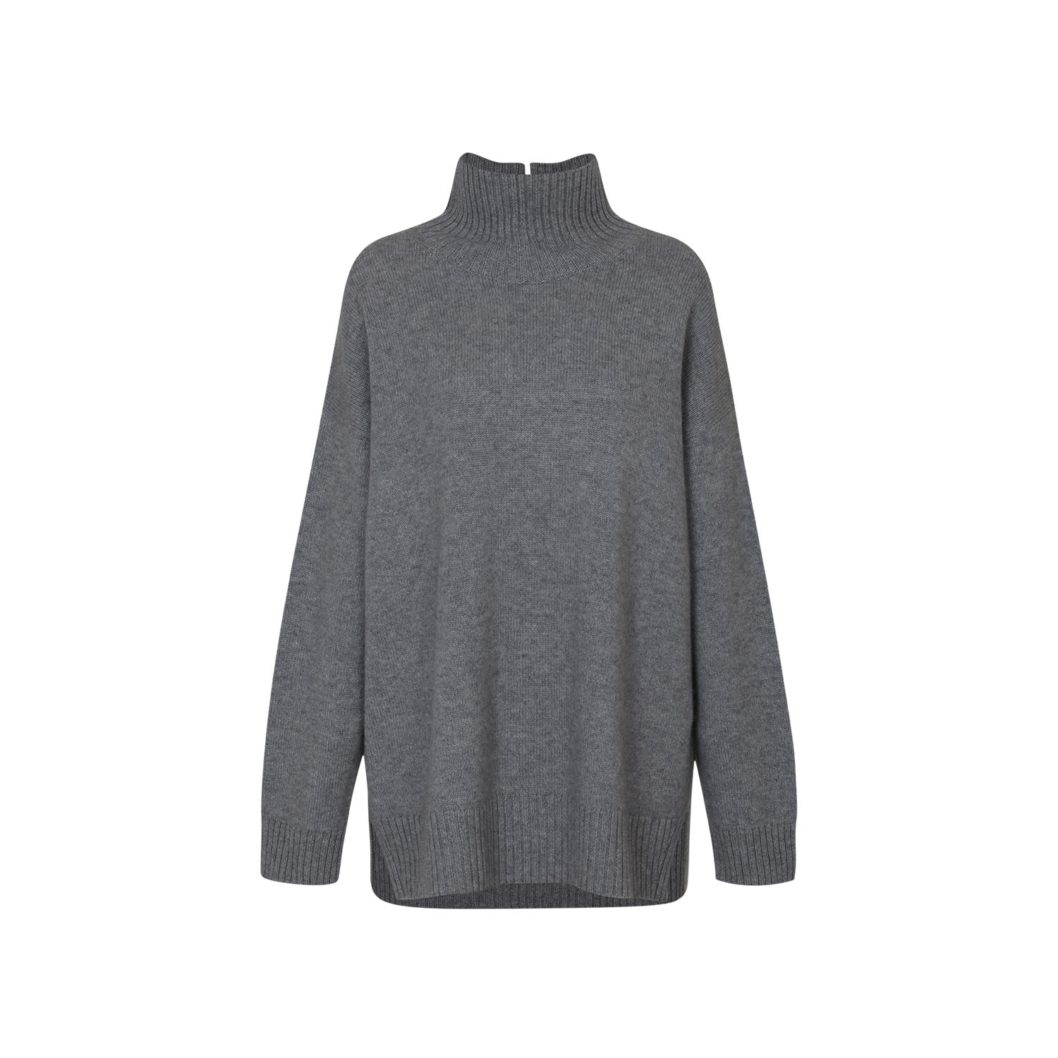 Callaite Women's Cashmere Loose Fit Sweater - Grey In Grey
