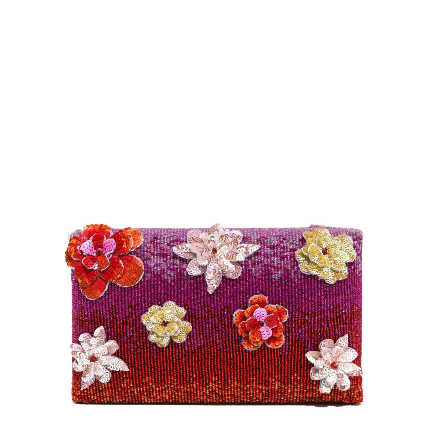 Simitri Women's Pink / Purple Pink Pearly Clutch In Pink/purple