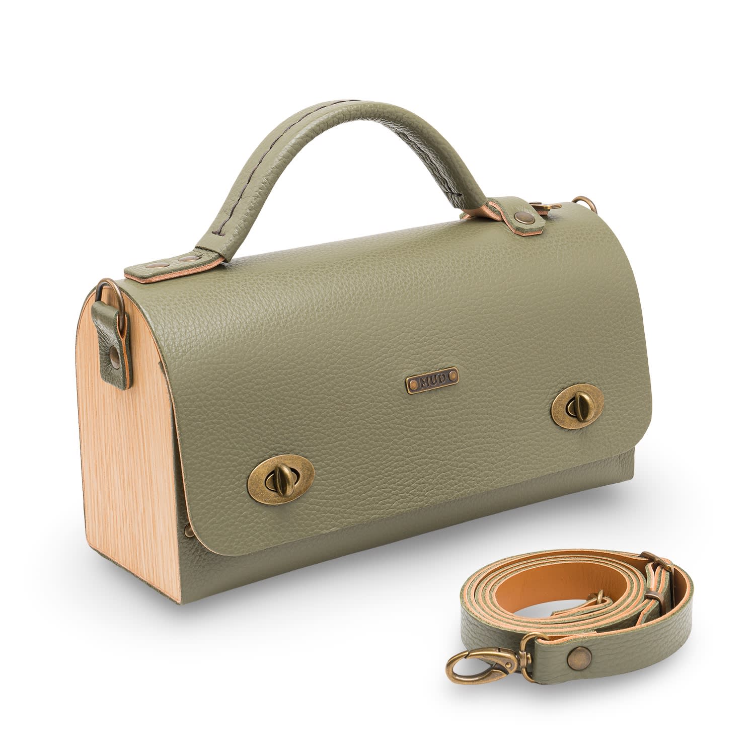 Mud - Manufacture Under Design Women's Green Handbag - Moss In Green