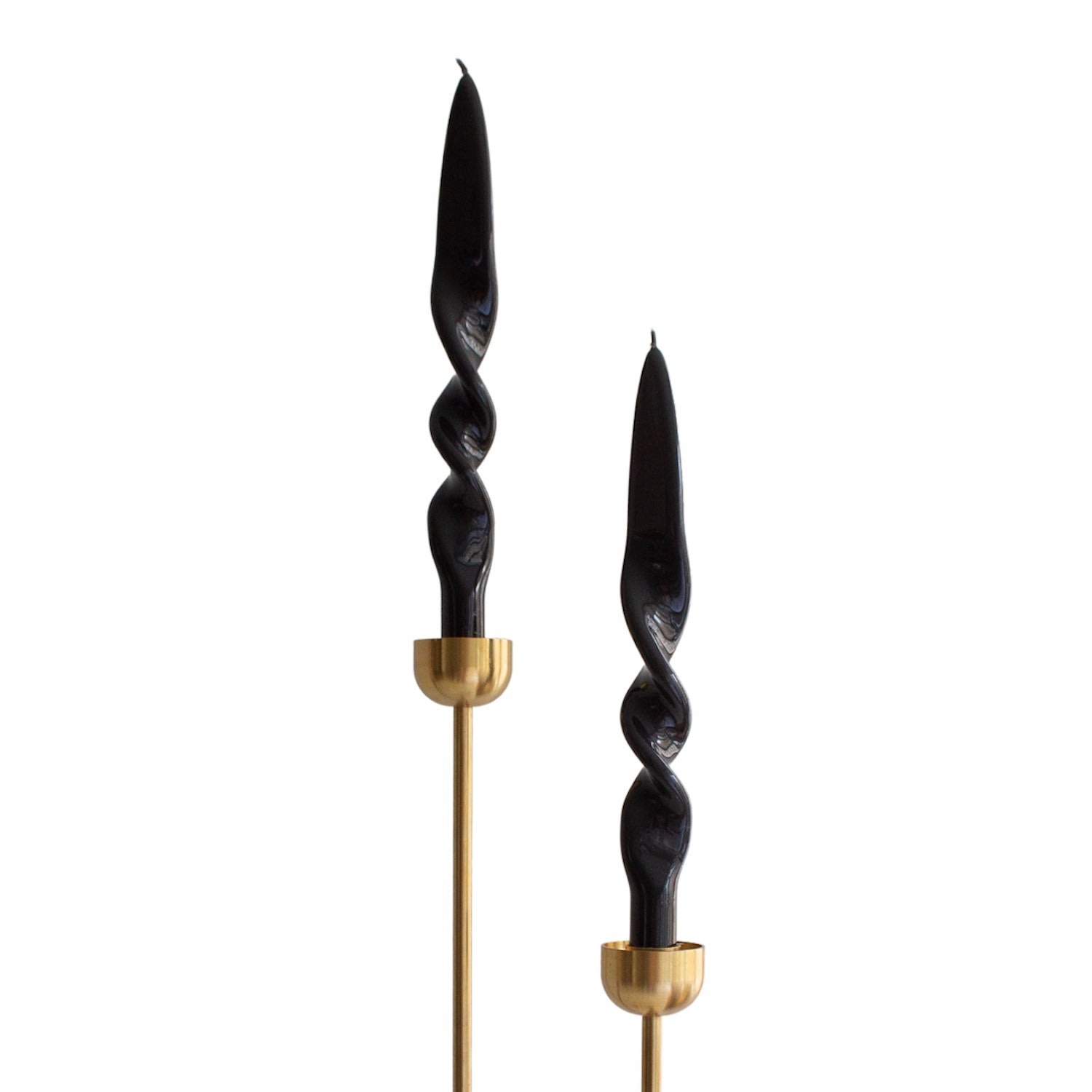 Black Smoke Taper Candle Set The Parmatile Shop