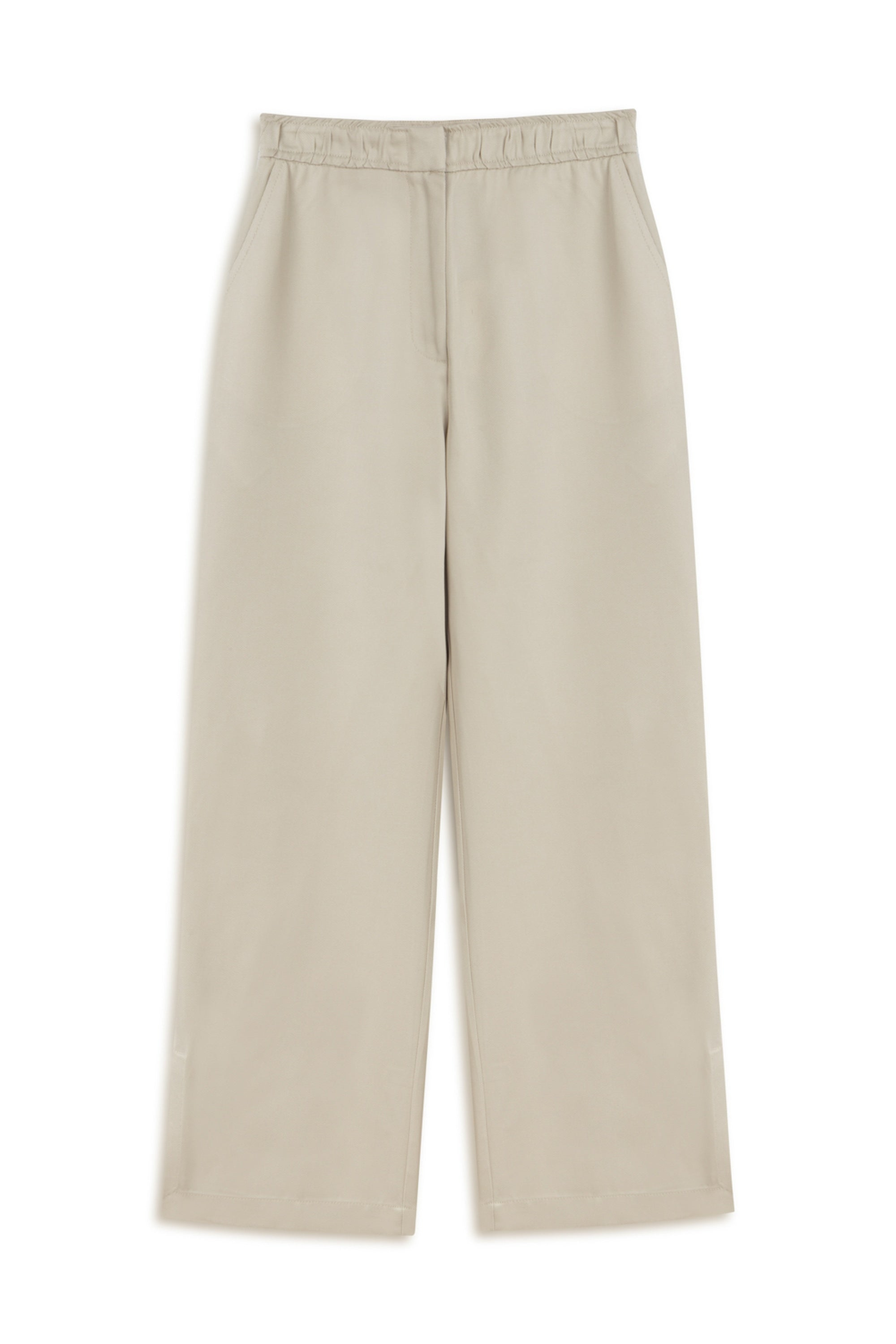 Nocturne Women's Brown Slit Detailed Pants- Beige In Brown
