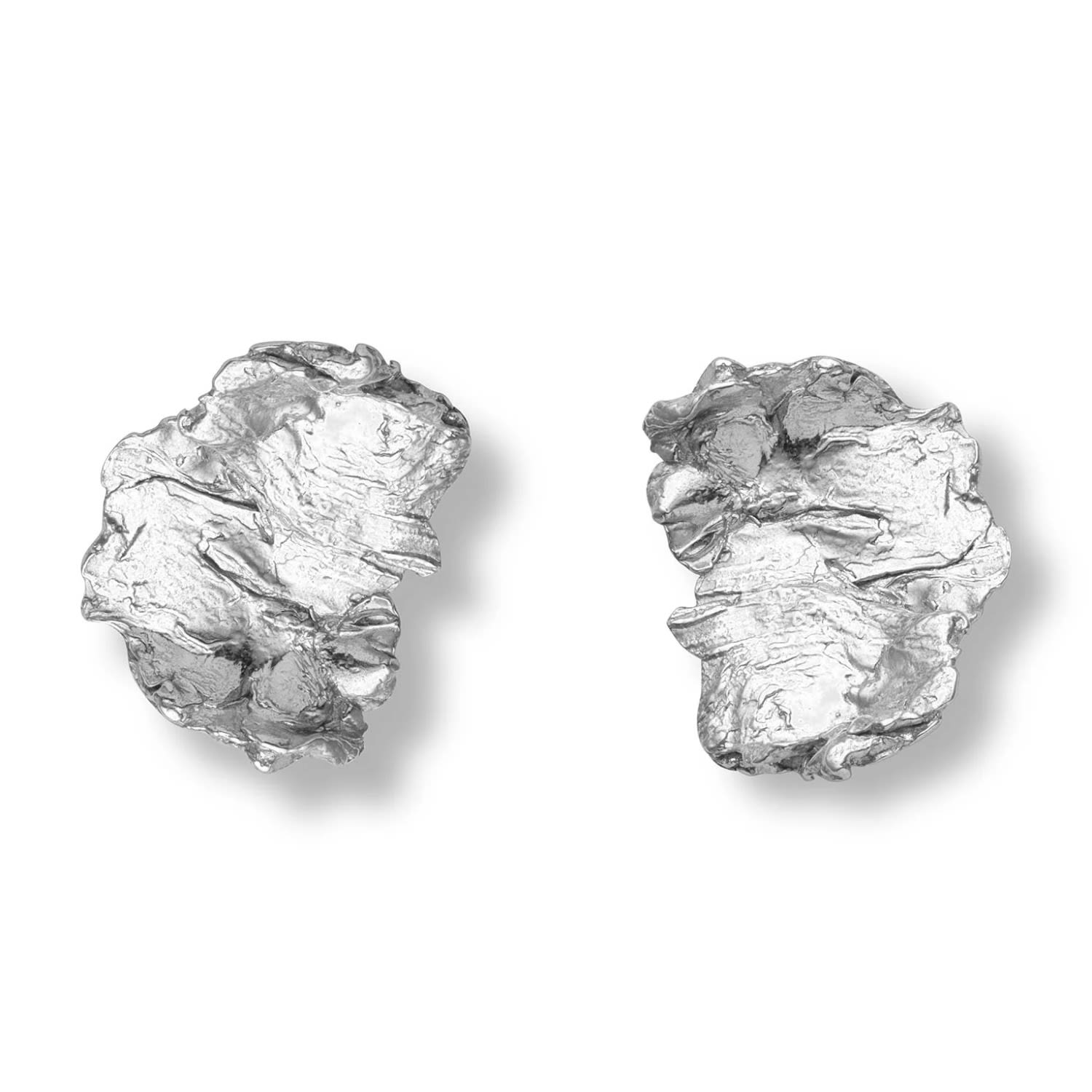 Eva Remenyi Women's Artemis Small Goddess Earrings Silver In Metallic