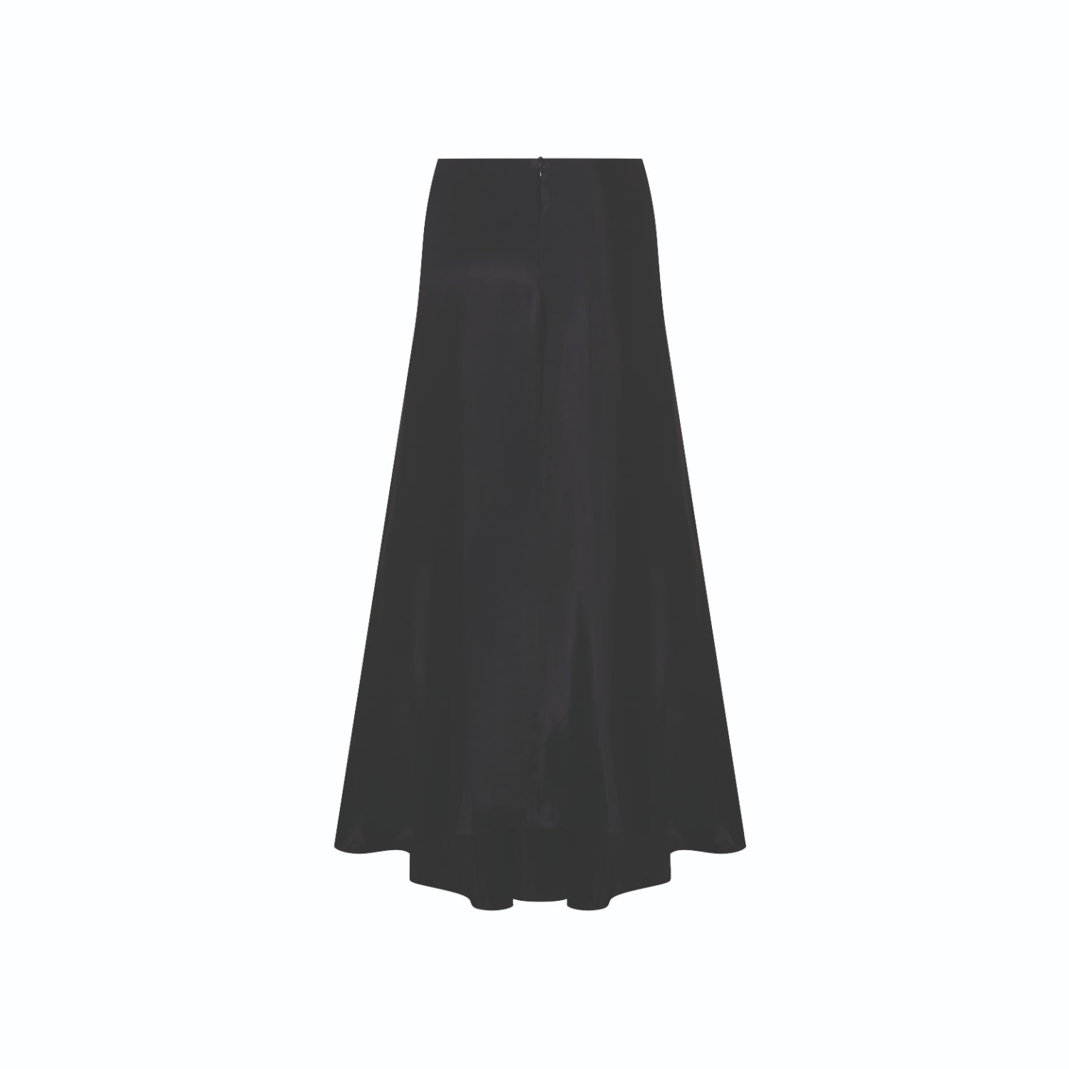 Nazli Ceren Women's Lia Satin Maxi Skirt In Black In Black